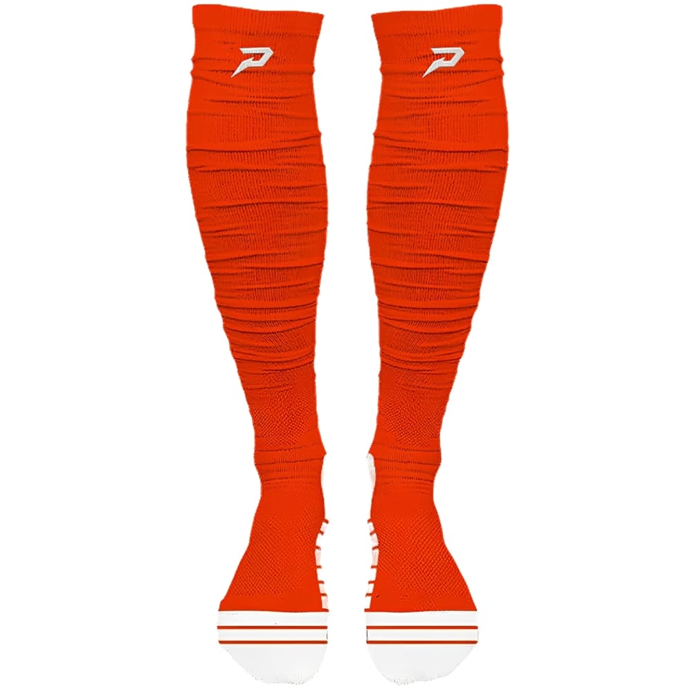 Playmaker Base: American Football Socken Phenom Elite Quantum Knit Scrunch Socks Team Colors Orange Produktbild 1