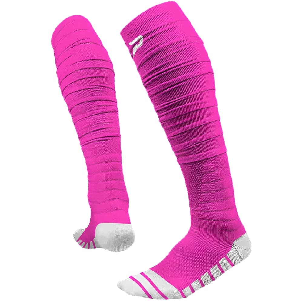 Playmaker Base: American Football Socken Phenom Elite Quantum Knit Scrunch Socks Team Colors Pink Produktbild