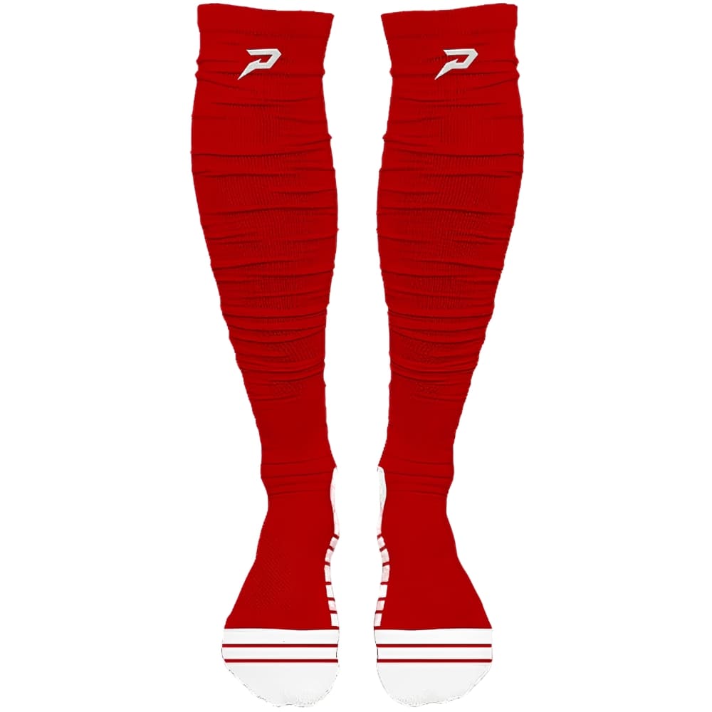 Playmaker Base: American Football Socken Phenom Elite Quantum Knit Scrunch Socks Team Colors Rot Produktbild 1