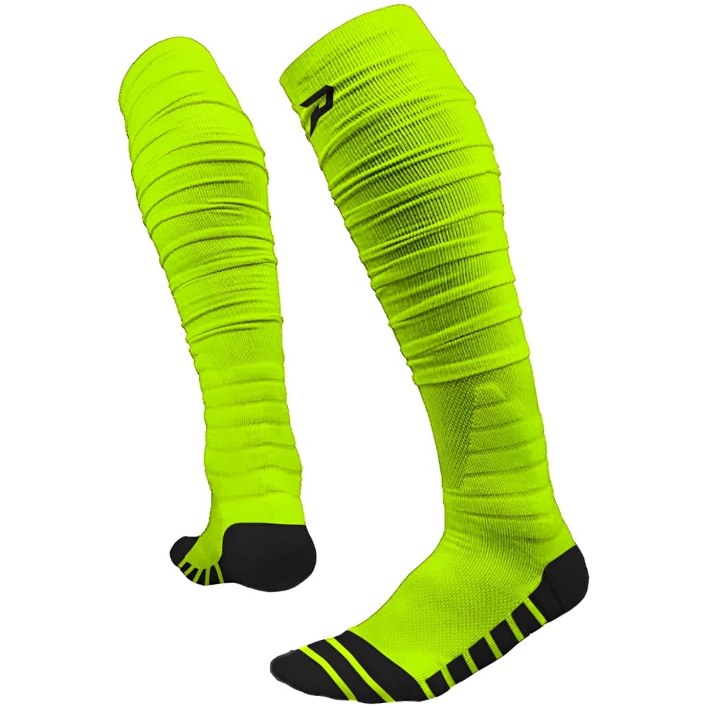 Playmaker Base: American Football Socken Phenom Elite Quantum Knit Scrunch Socks Team Colors Slime-Grün  Produktbild