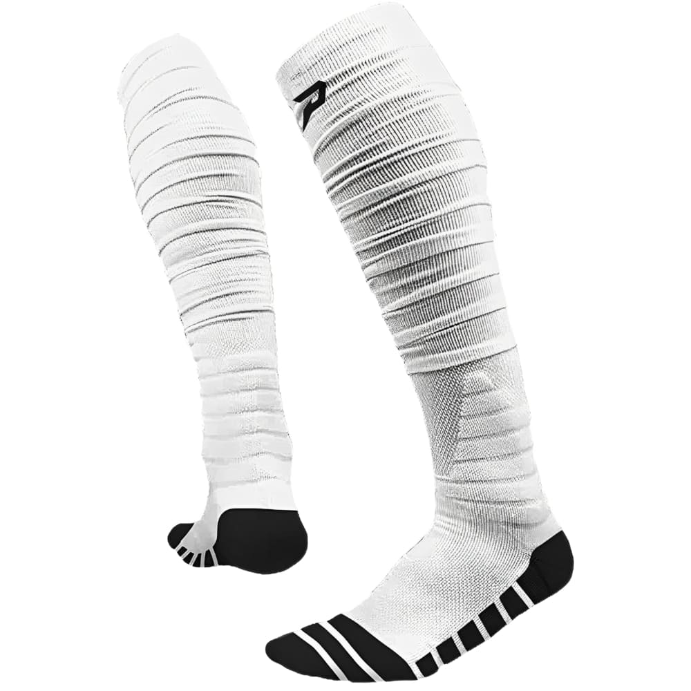 Playmaker Base: American Football Socken Phenom Elite Quantum Knit Scrunch Socks Team Colors Weiß Produktbild