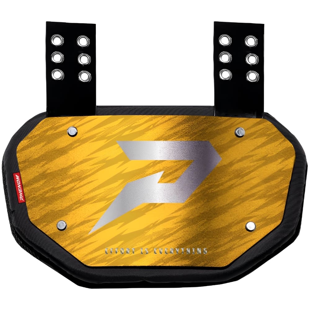 Playmaker Base: American Football Back Plate Phenom Elite Gelb - Chrom Produktbild