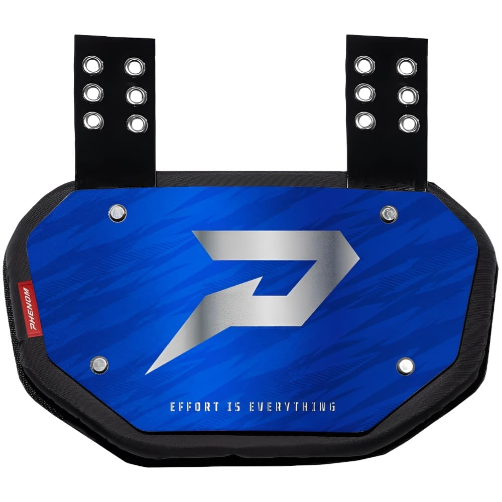 Playmaker Base: American Football Back Plate Phenom Elite Royal-Blau - Chrom Produktbild