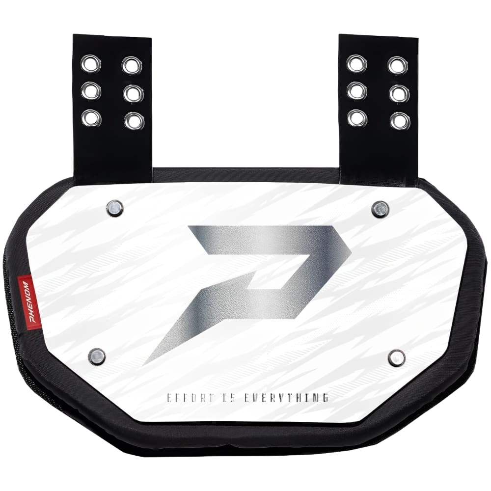 Playmaker Base: American Football Back Plate Phenom Elite Weiß - Chrom Produktbild