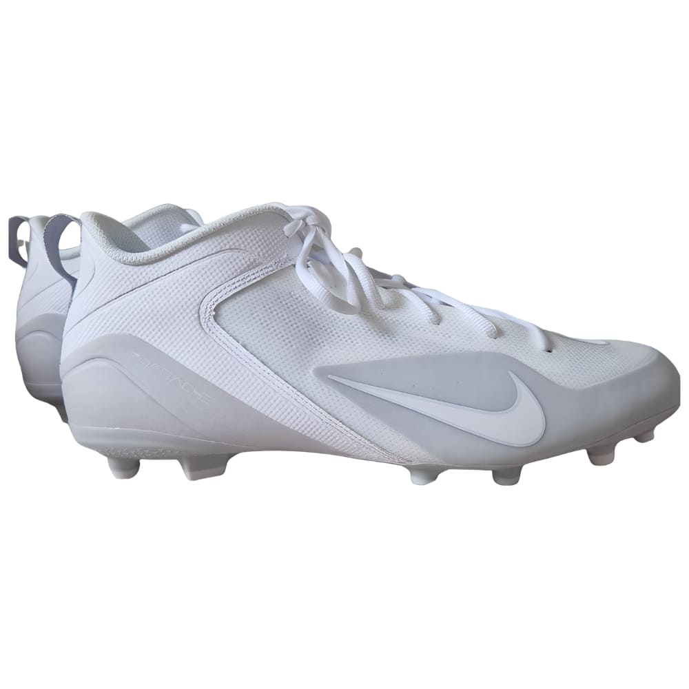 Playmaker Base: American Football Schuhe Nike Alpha Huarache 8 Varsity Weiß Produktbild
