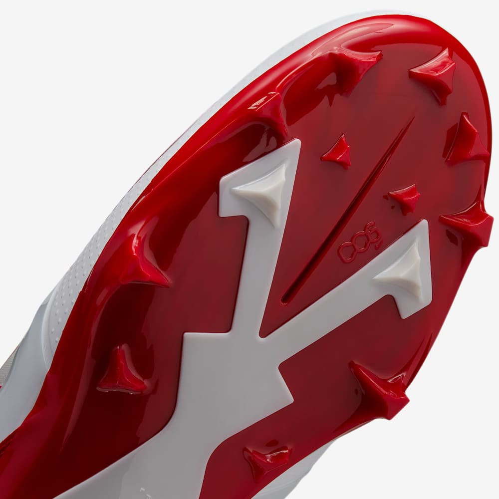 Playmaker Base: American Football Schuhe Nike Alpha Menace 4 Pro Weiß-Rot Produktbild 6