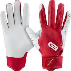 Playmaker Base: Baseball Schlaghandschuhe Grip Boost Loaded Boost+ Leder Red Produktbild