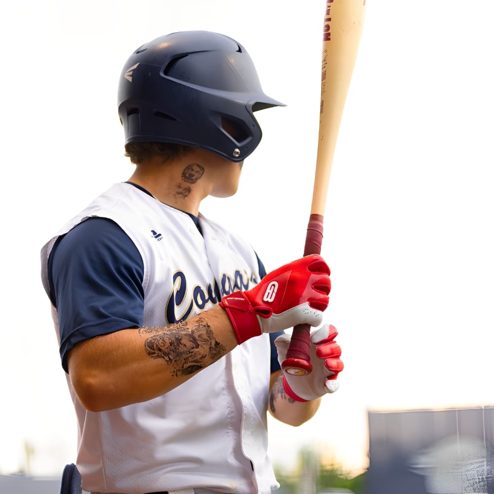 Playmaker Base: Baseball Schlaghandschuhe Grip Boost Loaded Boost+ Leder Red Produktbild 3