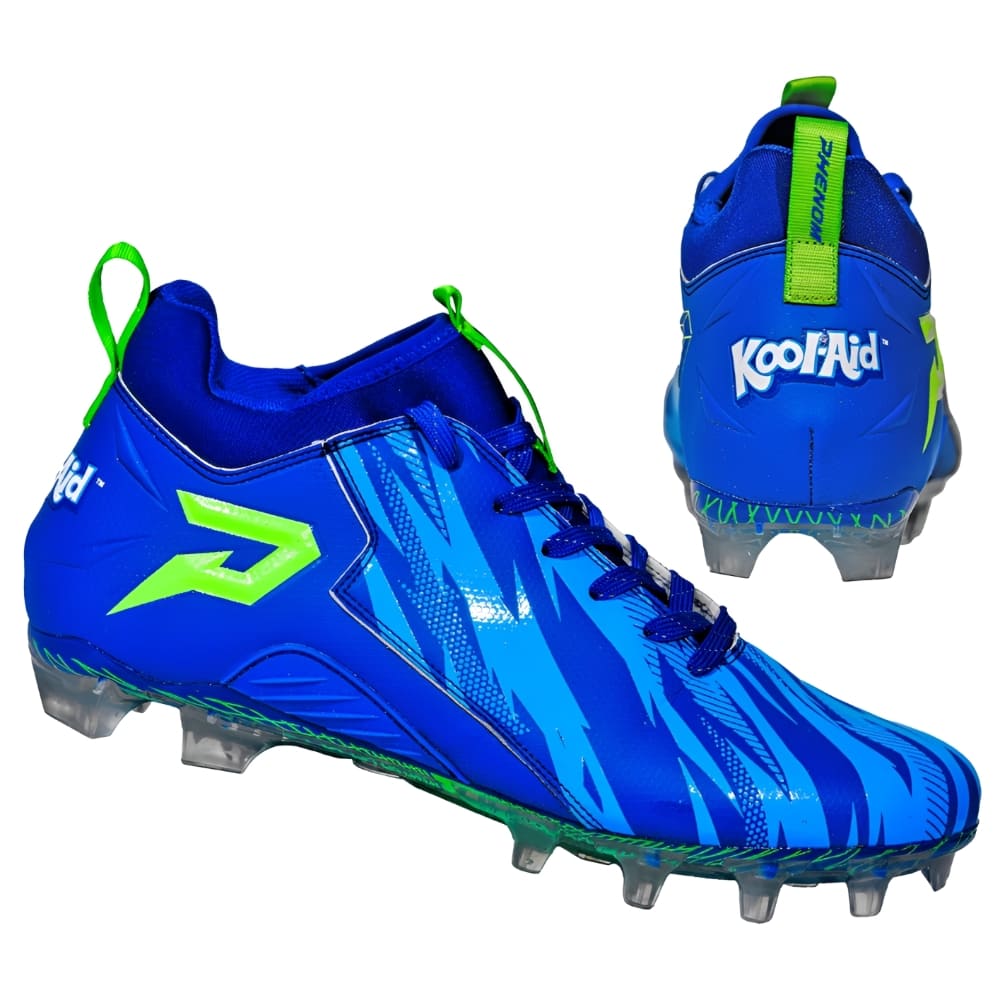 American Football Schuhe <br> Phenom Elite <br> Quantum Speed <br> Kool-Aid Great Bluedini