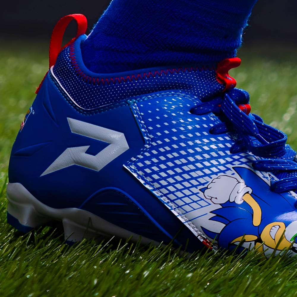 American Football Schuhe <br> Phenom Elite <br> Quantum Speed <br> Sonic the Hedgehog