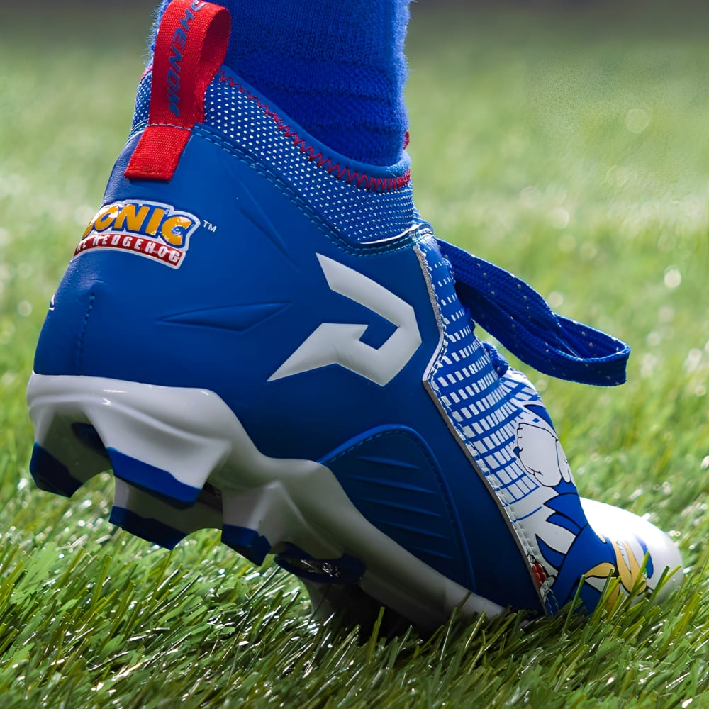 American Football Schuhe <br> Phenom Elite <br> Quantum Speed <br> Sonic the Hedgehog