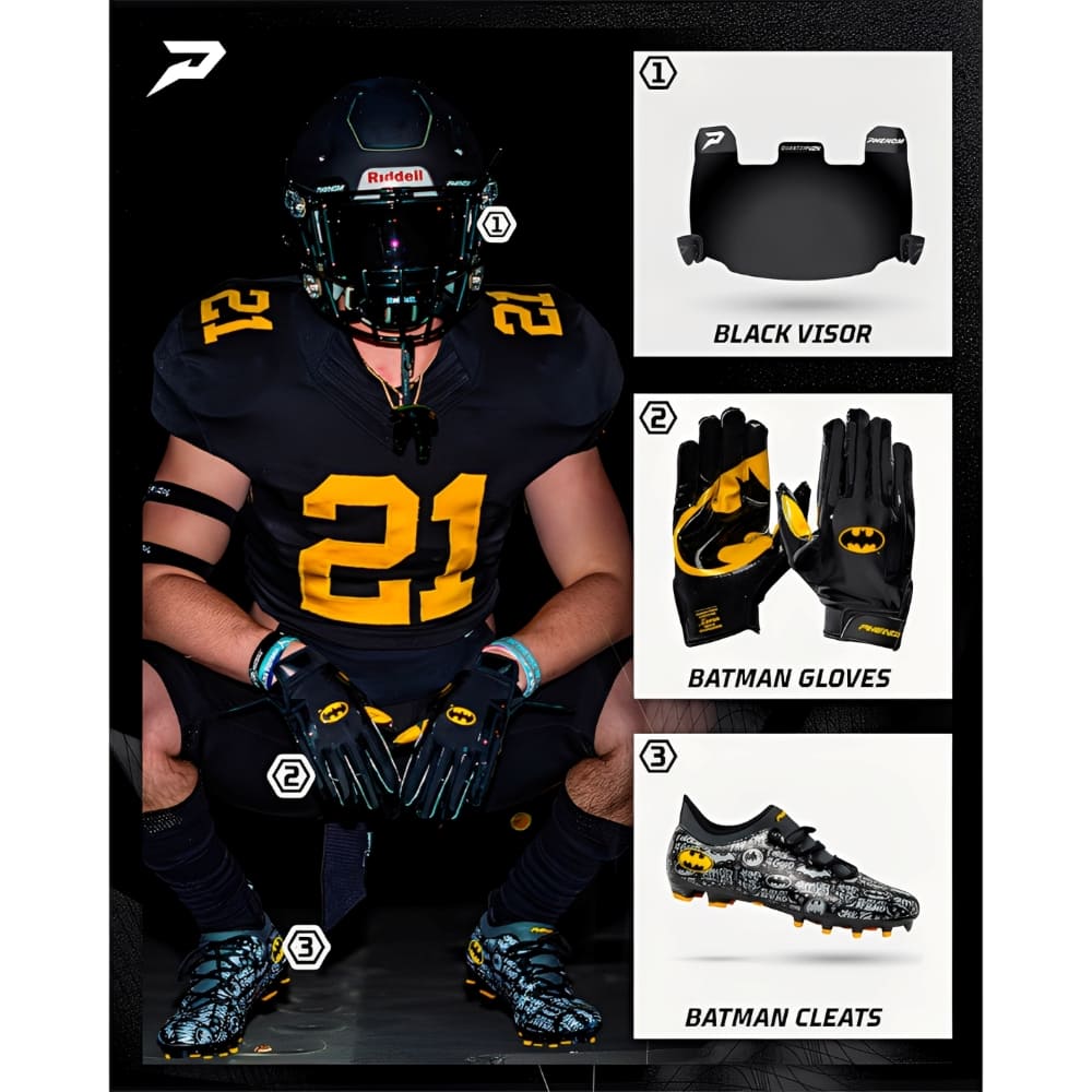 American Football Schuhe <br> Phenom Elite <br> Velocity 2.0 <br> Batman