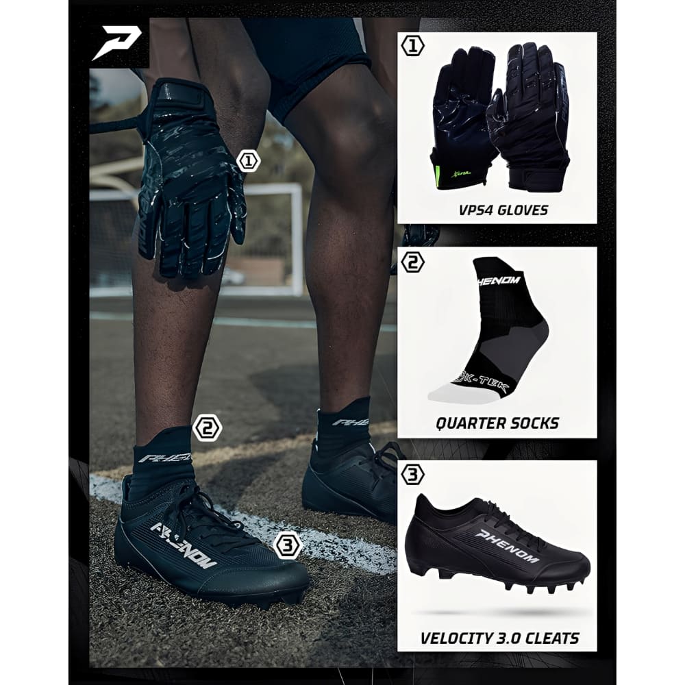 American Football Schuhe <br> Phenom Elite <br> Velocity 3.0 <br> Team Colors