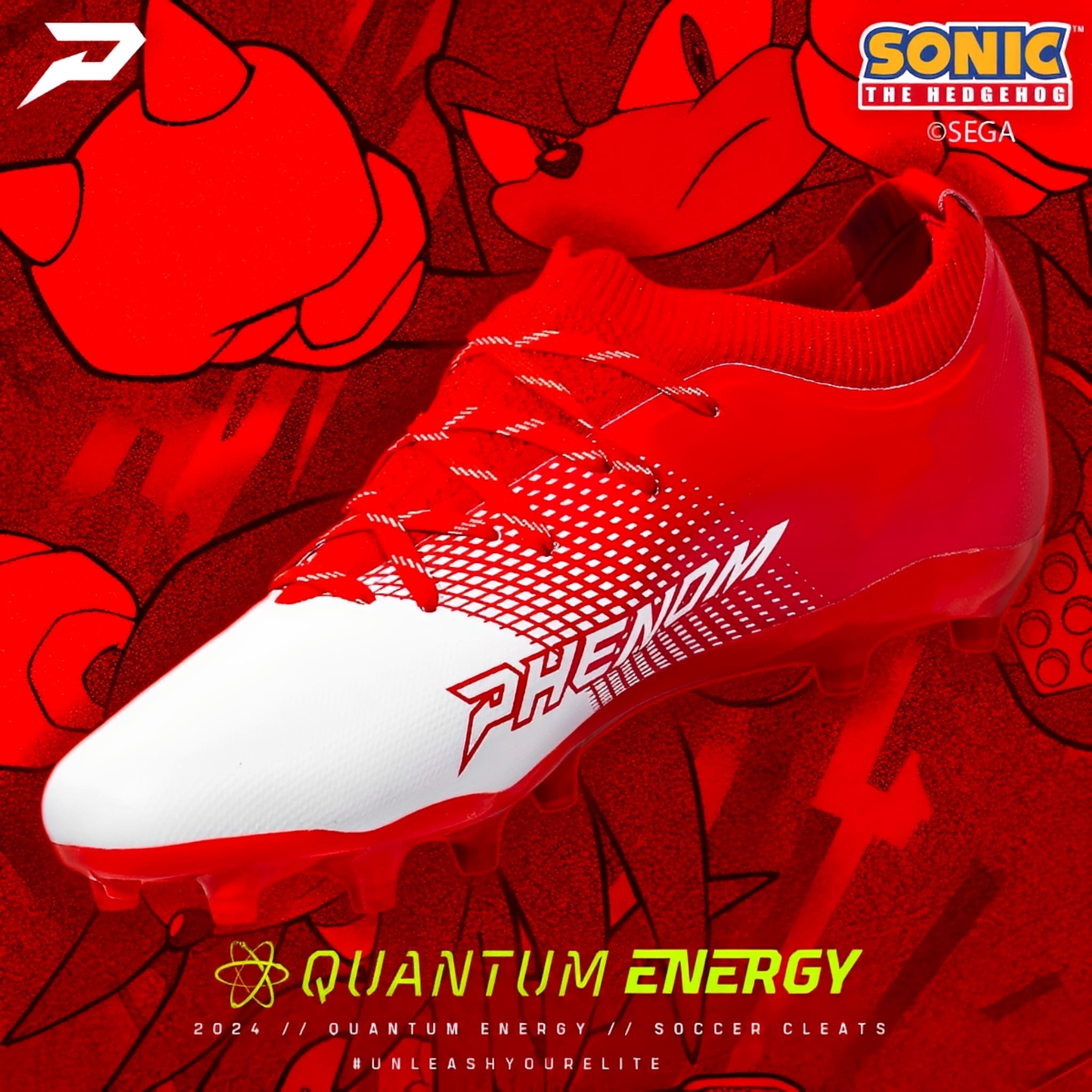 All Purpose Multi-Sport Schuhe Phenom Elite Quantum Energy Knuckles the Echidna