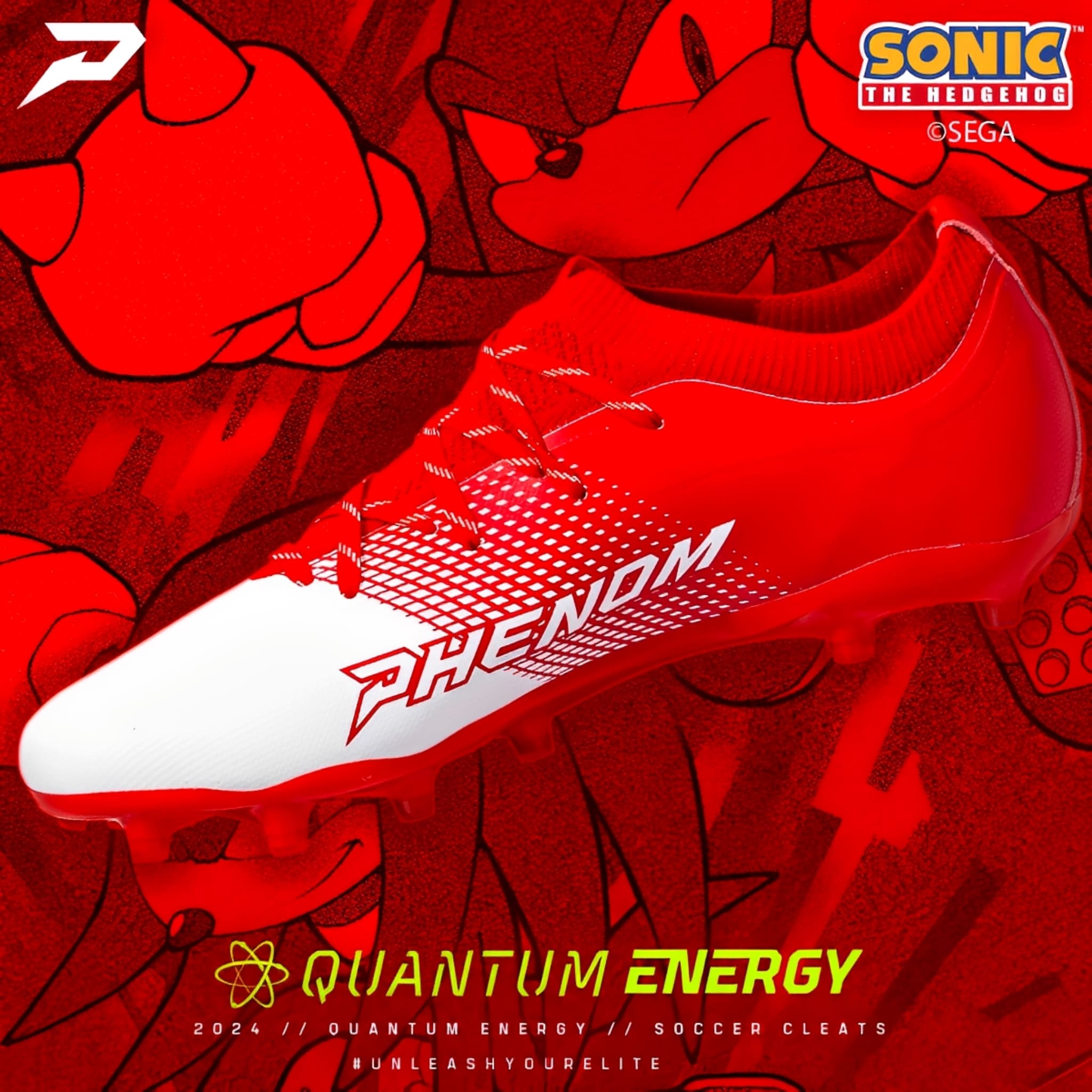 All Purpose Multi-Sport Schuhe Phenom Elite Quantum Energy Knuckles the Echidna