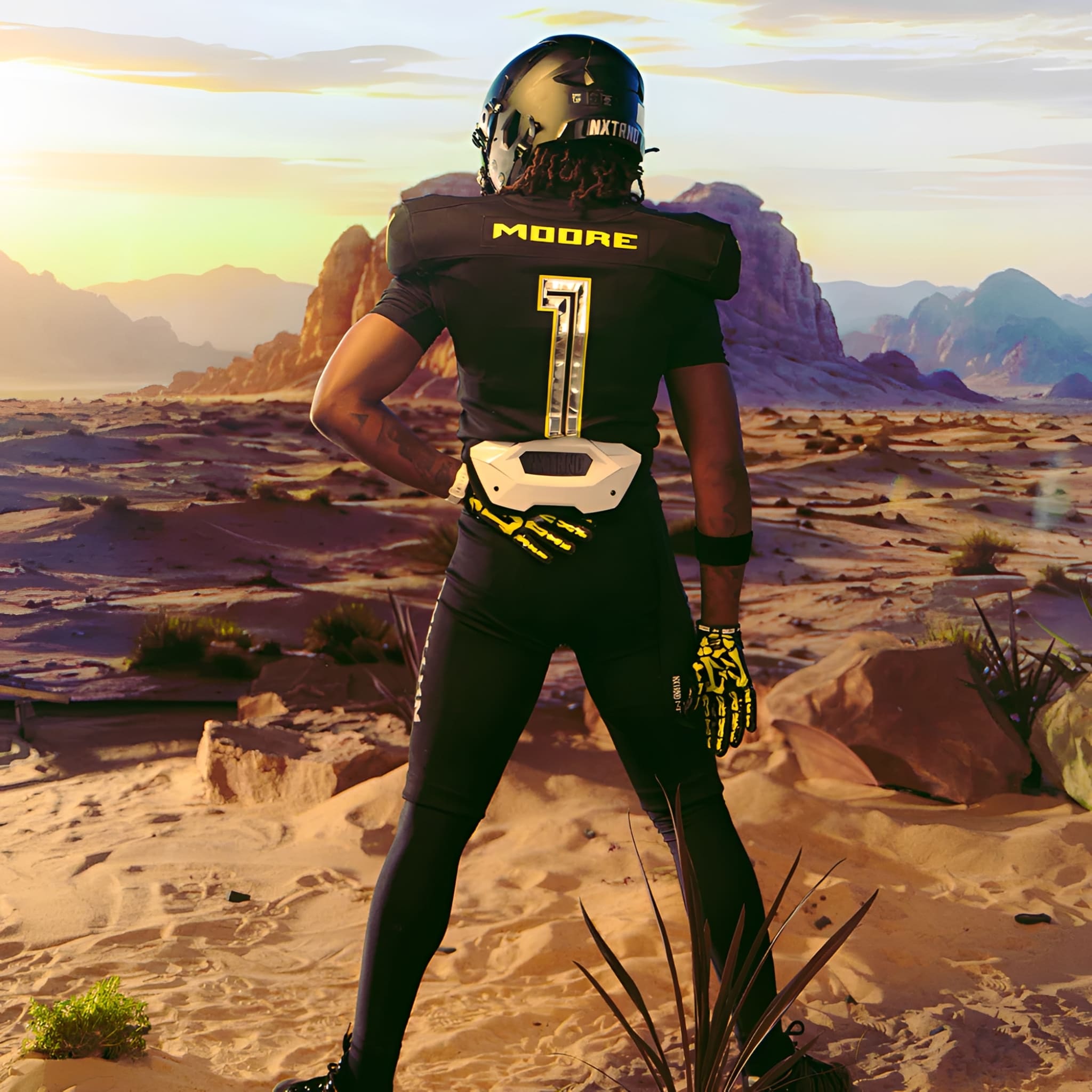 American Football Back Plate NXTRND B-PLATE® PRO
