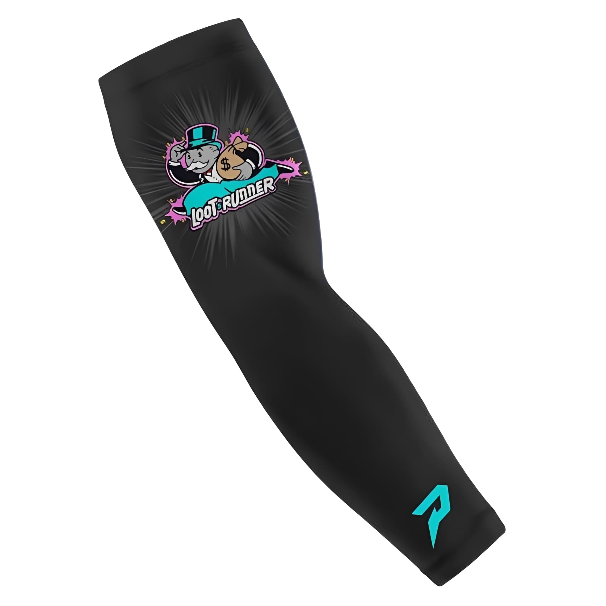 American Football Bekleidung <br> Phenom Elite <br> Compression Sleeve <br> Loot Runner <br> Black