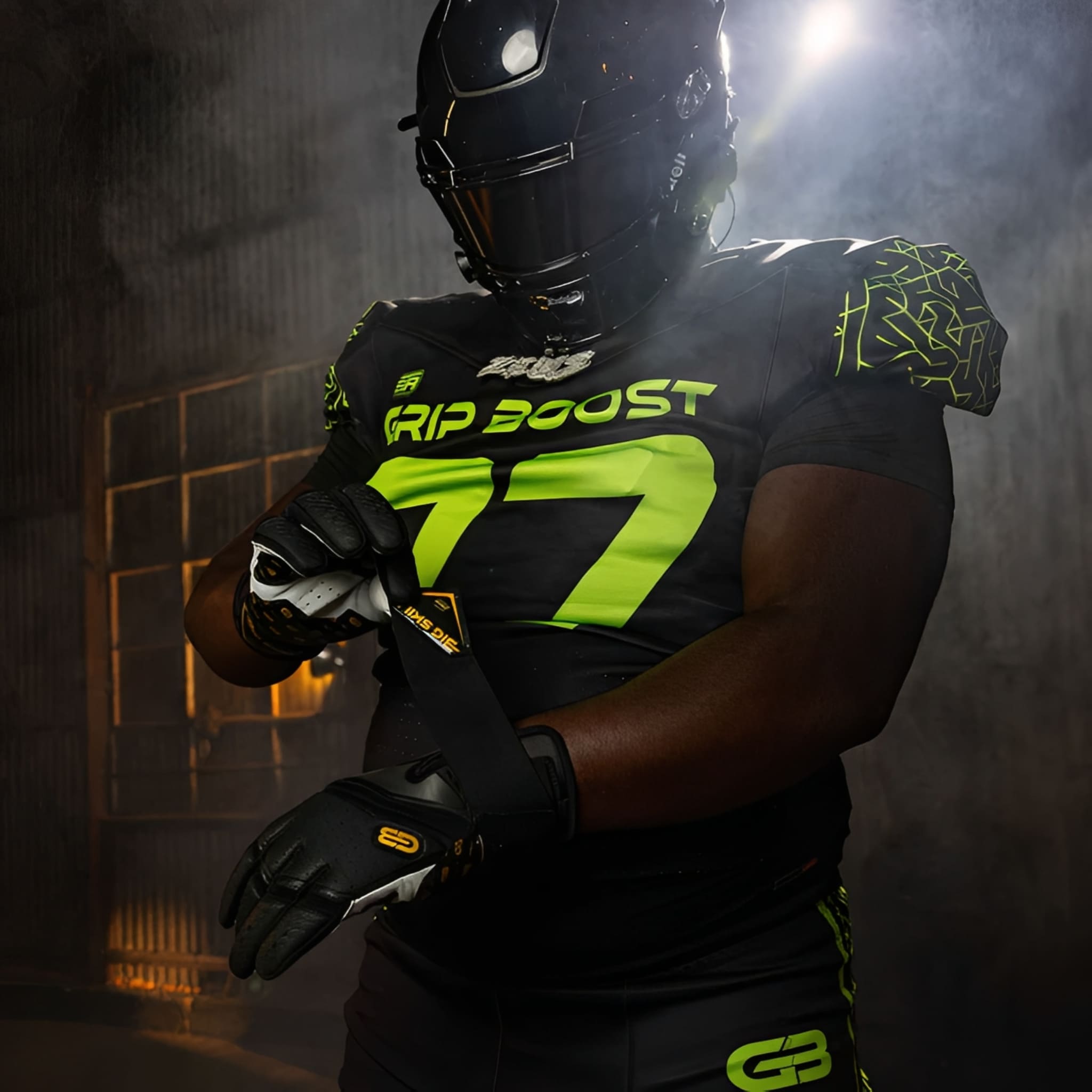 American Football Gloves Grip Boost Big Skill 2.0 Lineman