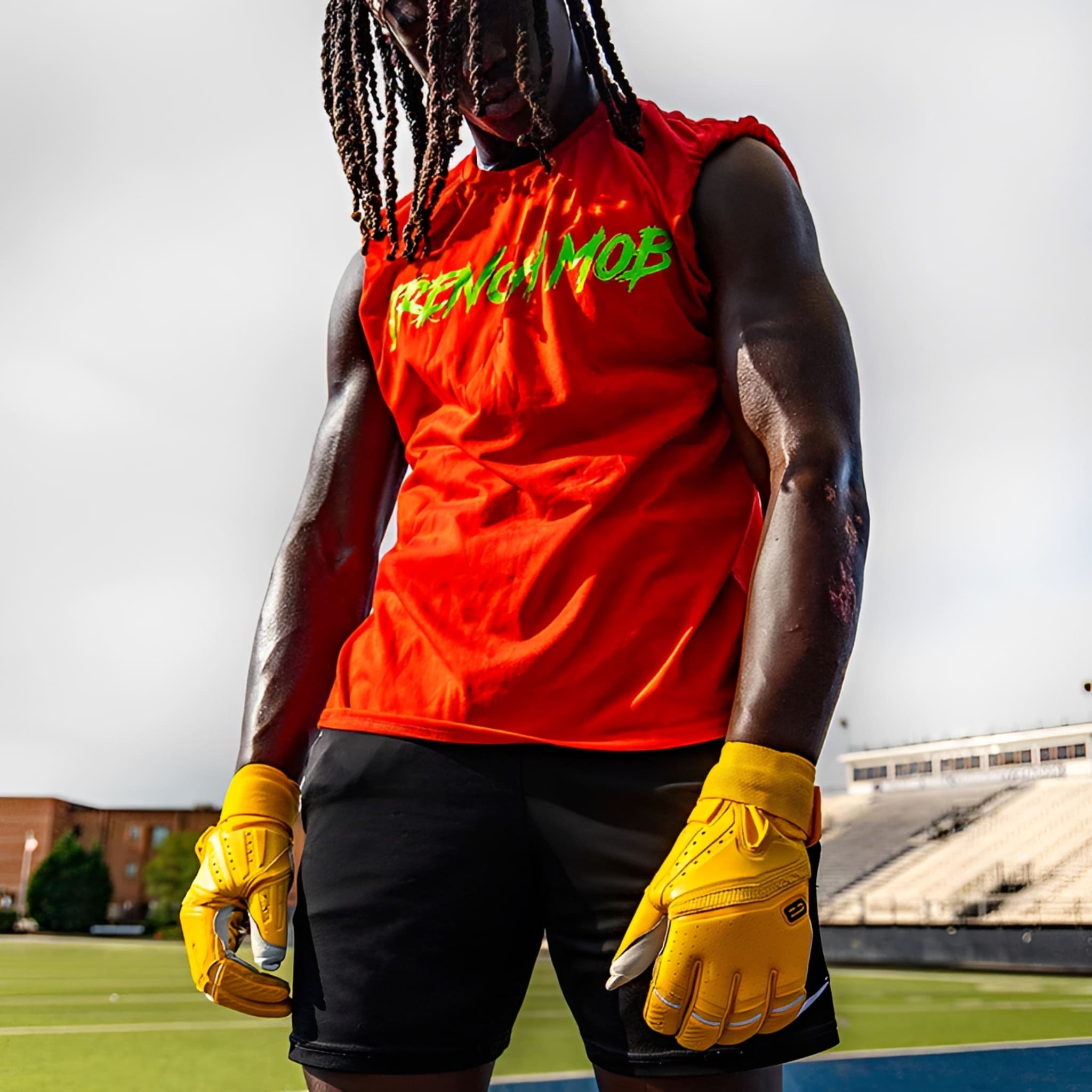 American Football Gloves Grip Boost Big Skill 2.0 Lineman