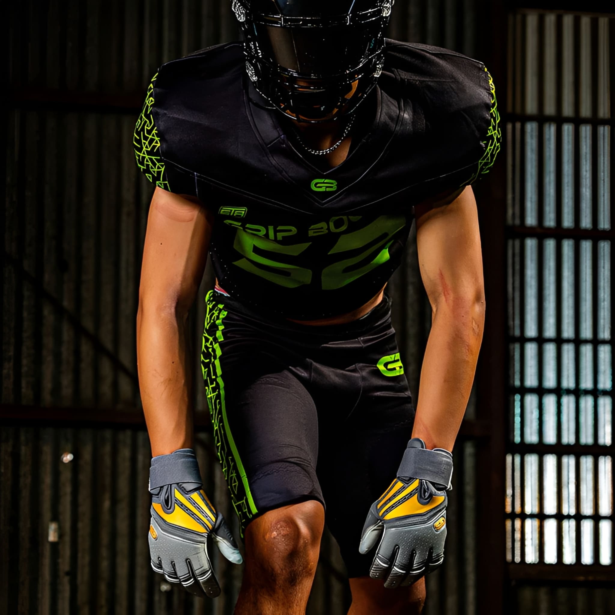 American Football Gloves Grip Boost Big Skill 2.0 Lineman