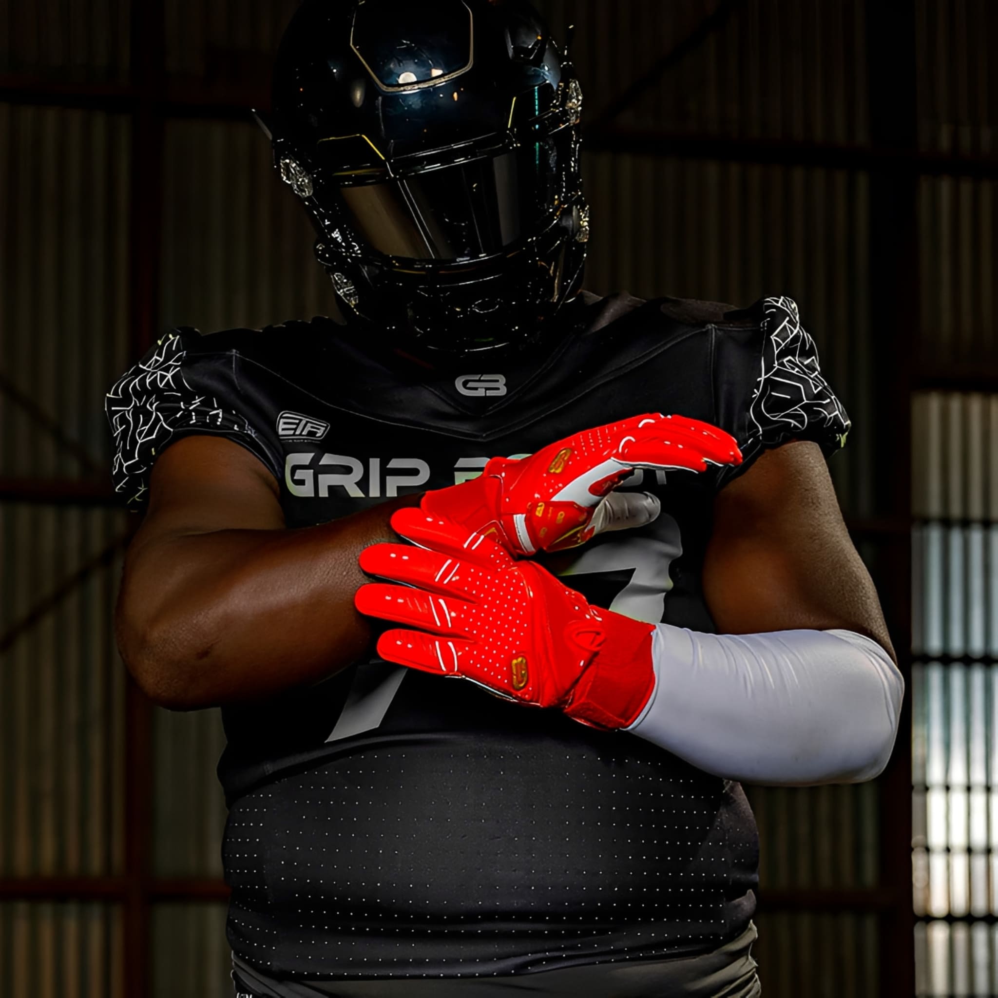 American Football Gloves Grip Boost Big Skill 2.0 Lineman