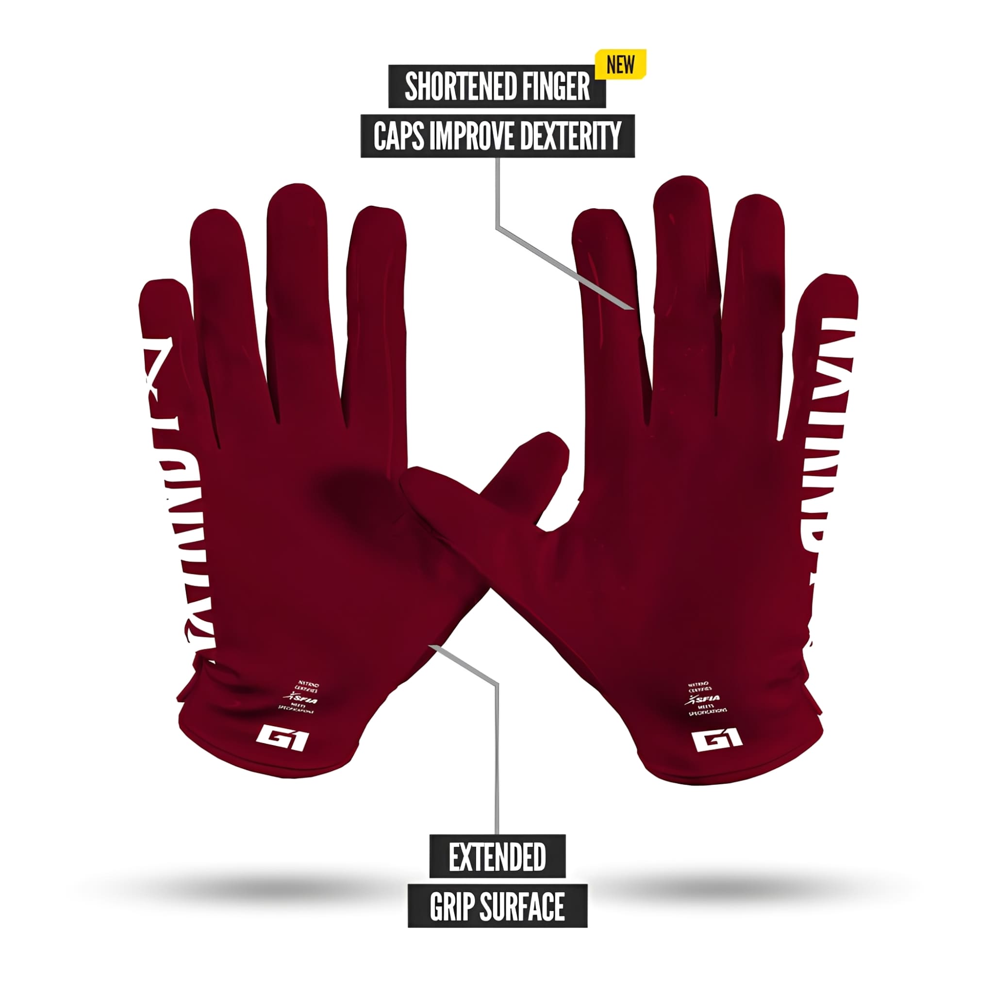 Luvas de futebol americano NXTRND G1® PRO