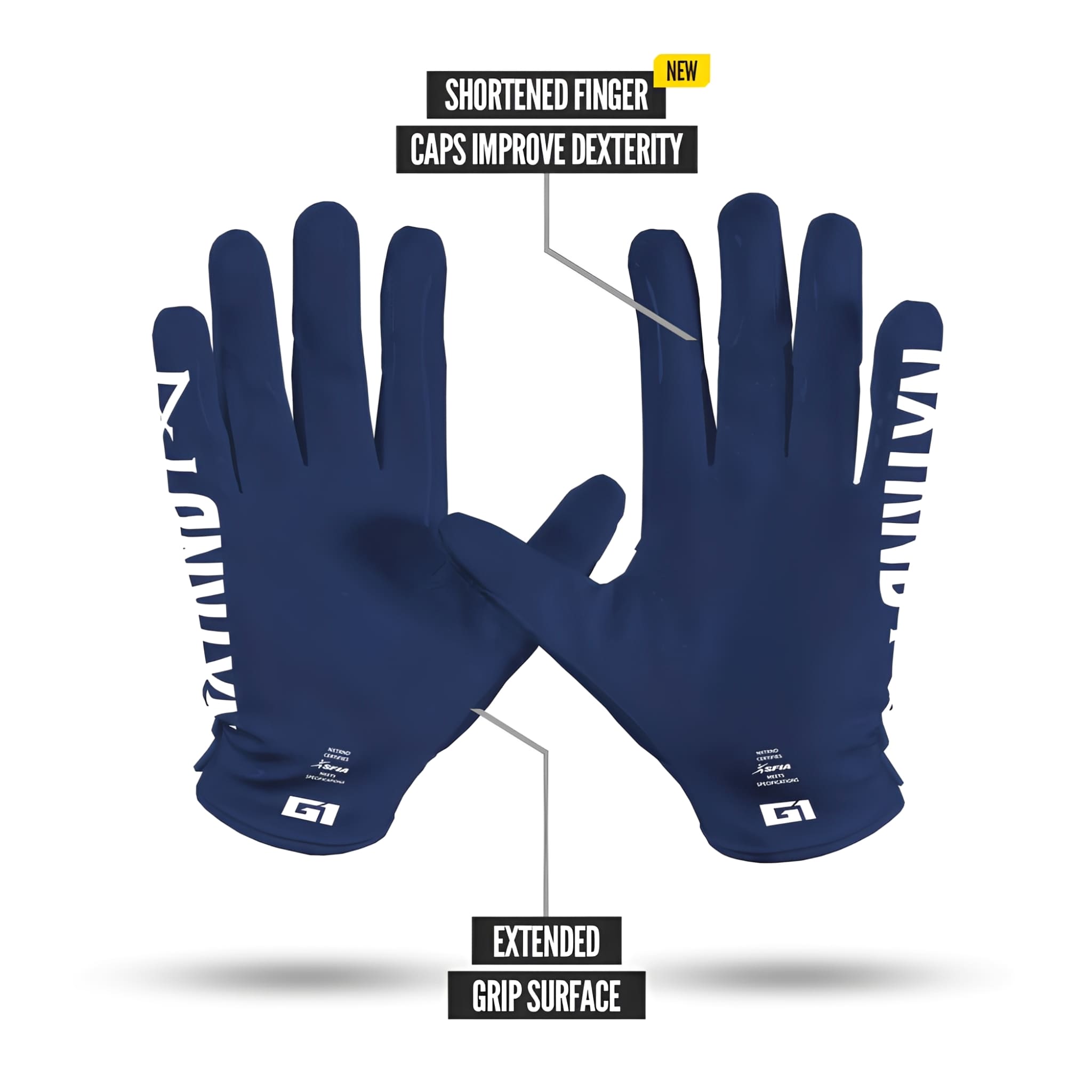 Luvas de futebol americano NXTRND G1® PRO