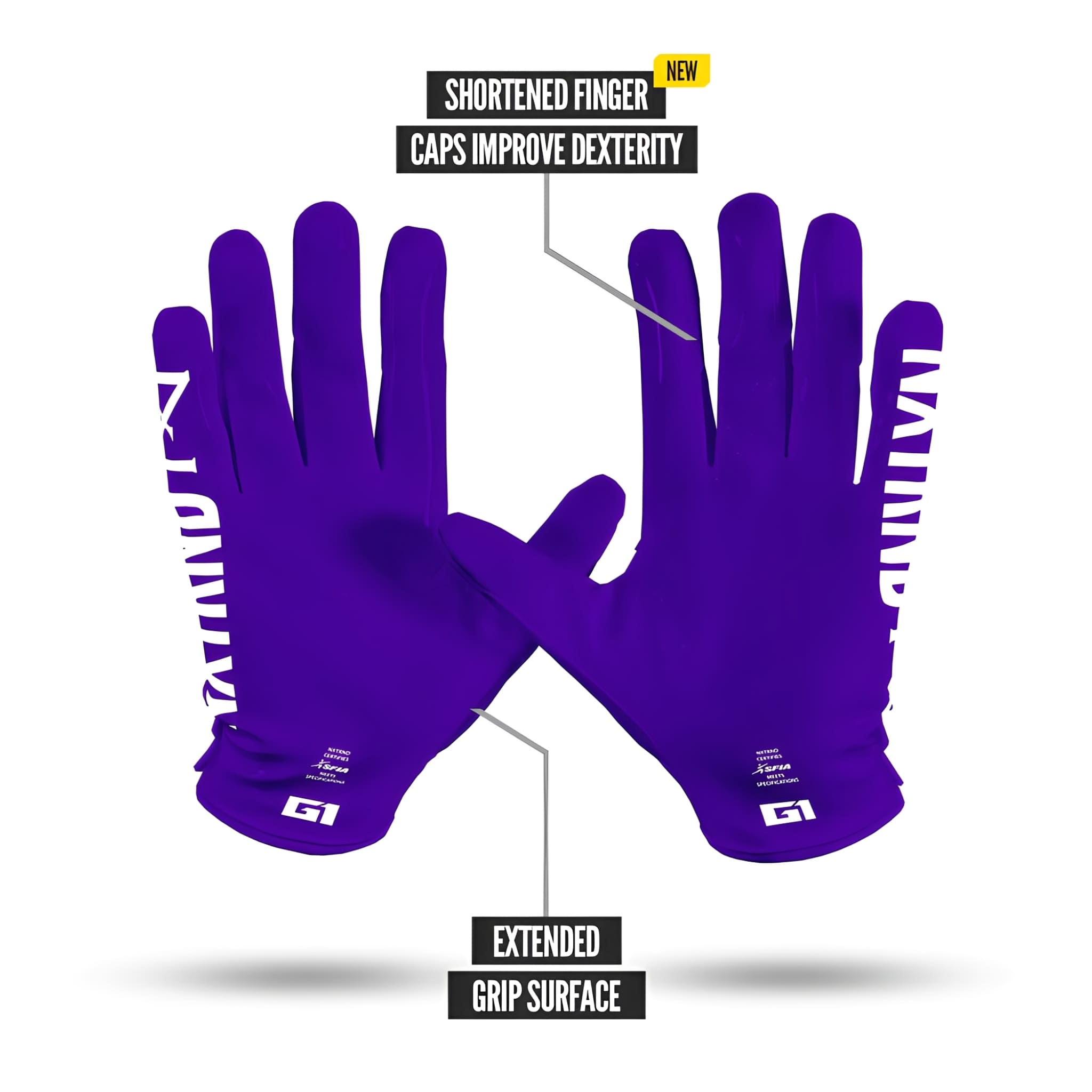 Luvas de futebol americano NXTRND G1® PRO
