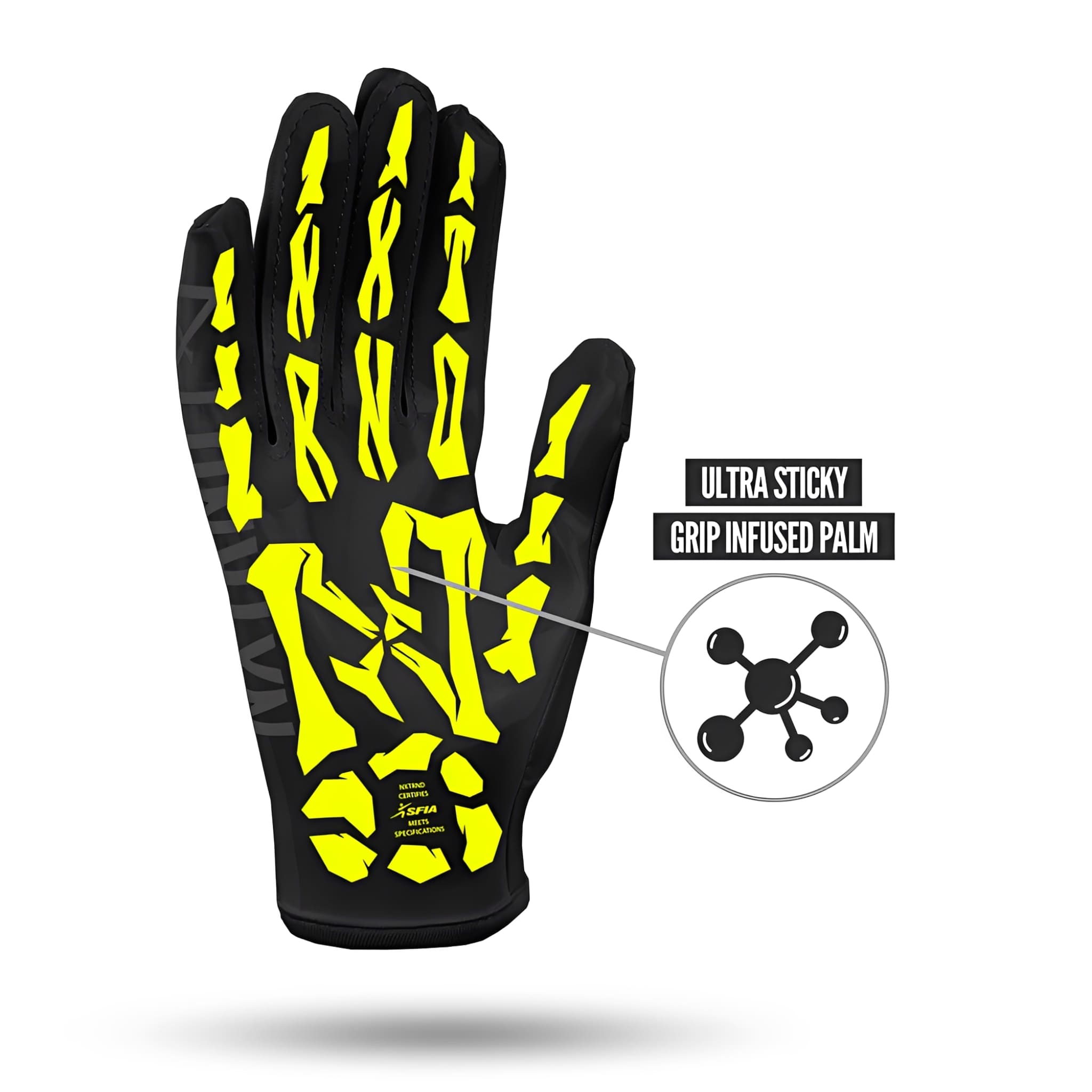 American Football Gloves NXTRND G1® Youth Skeleton