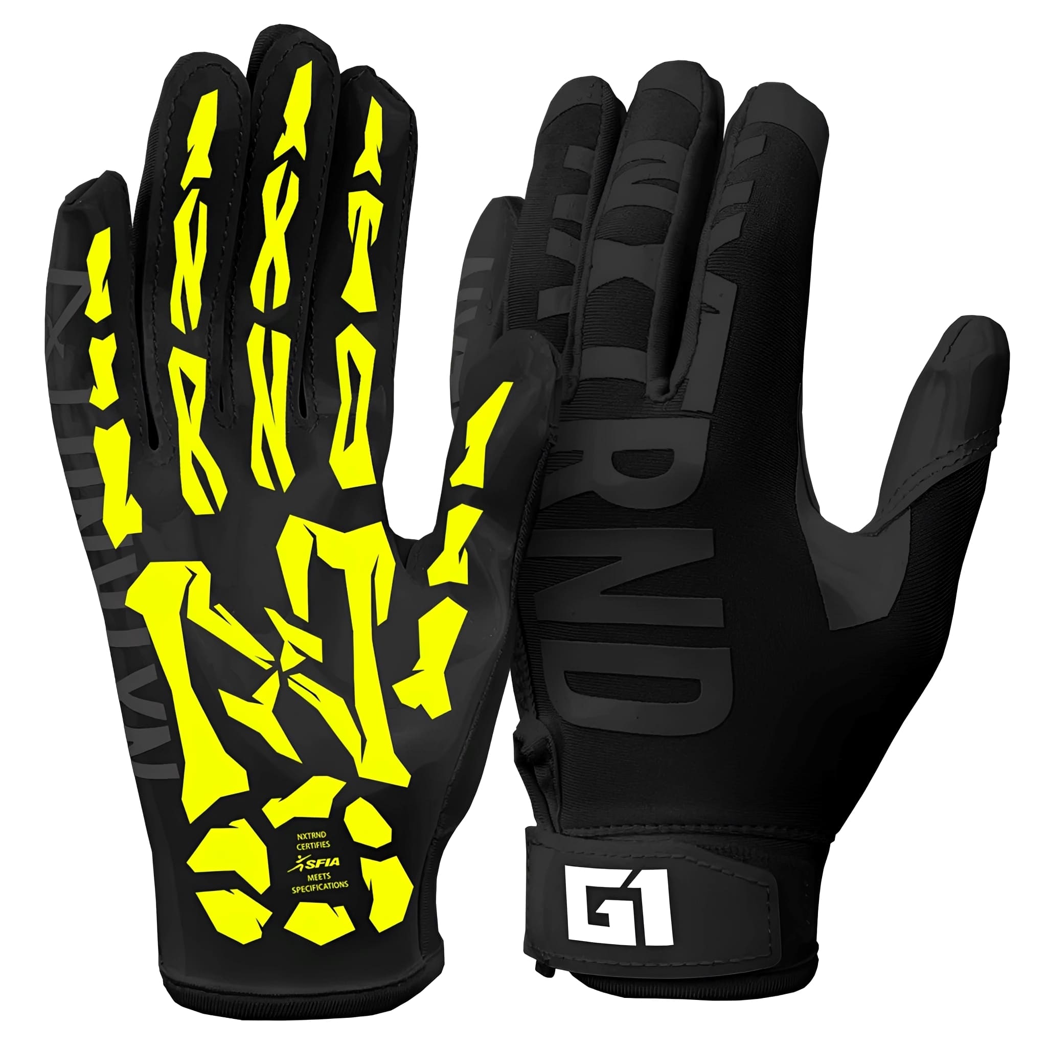 American Football Gloves NXTRND G1® Youth Skeleton