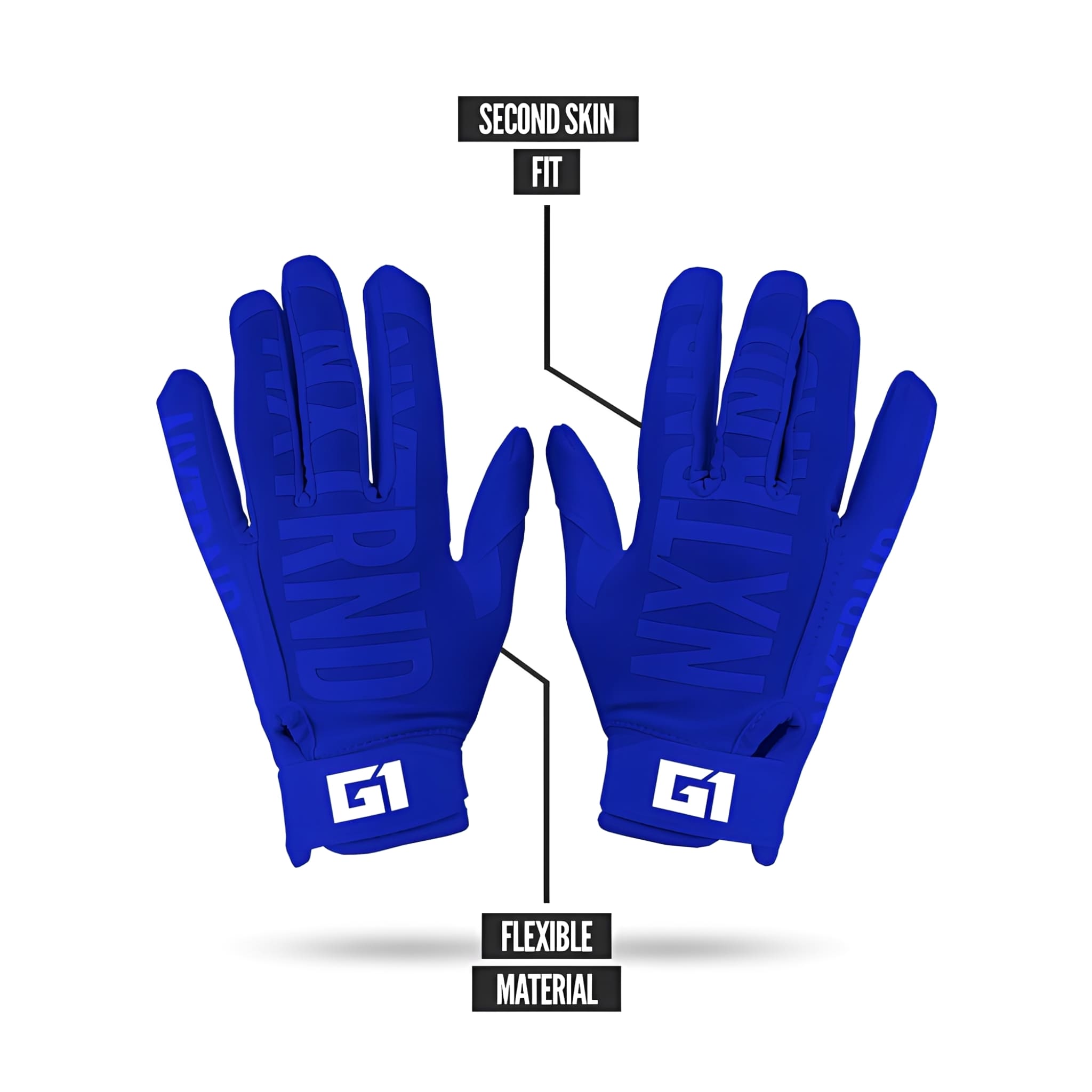 American Football Gloves NXTRND G1® Youth Skeleton
