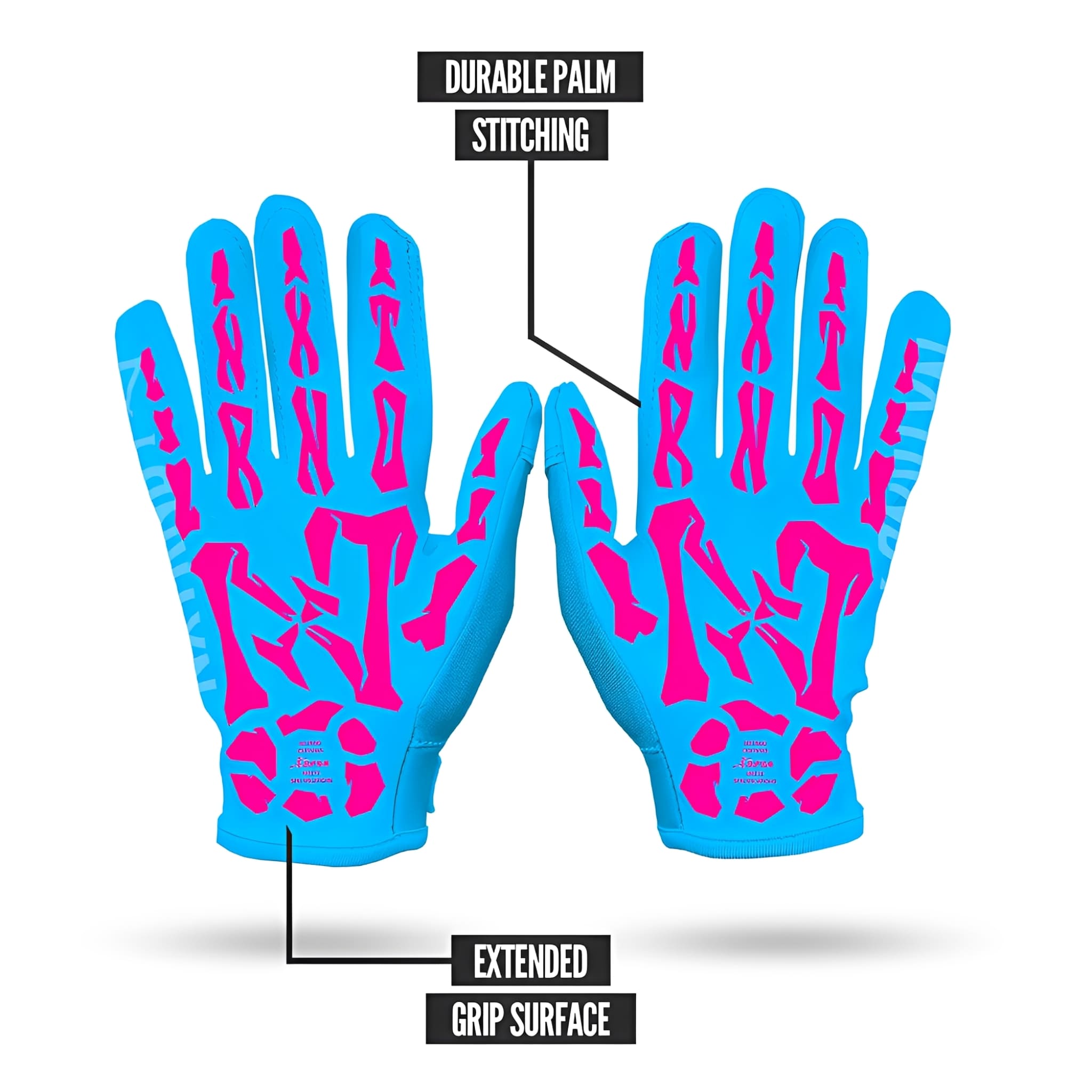 American Football Gloves NXTRND G1® Youth Skeleton