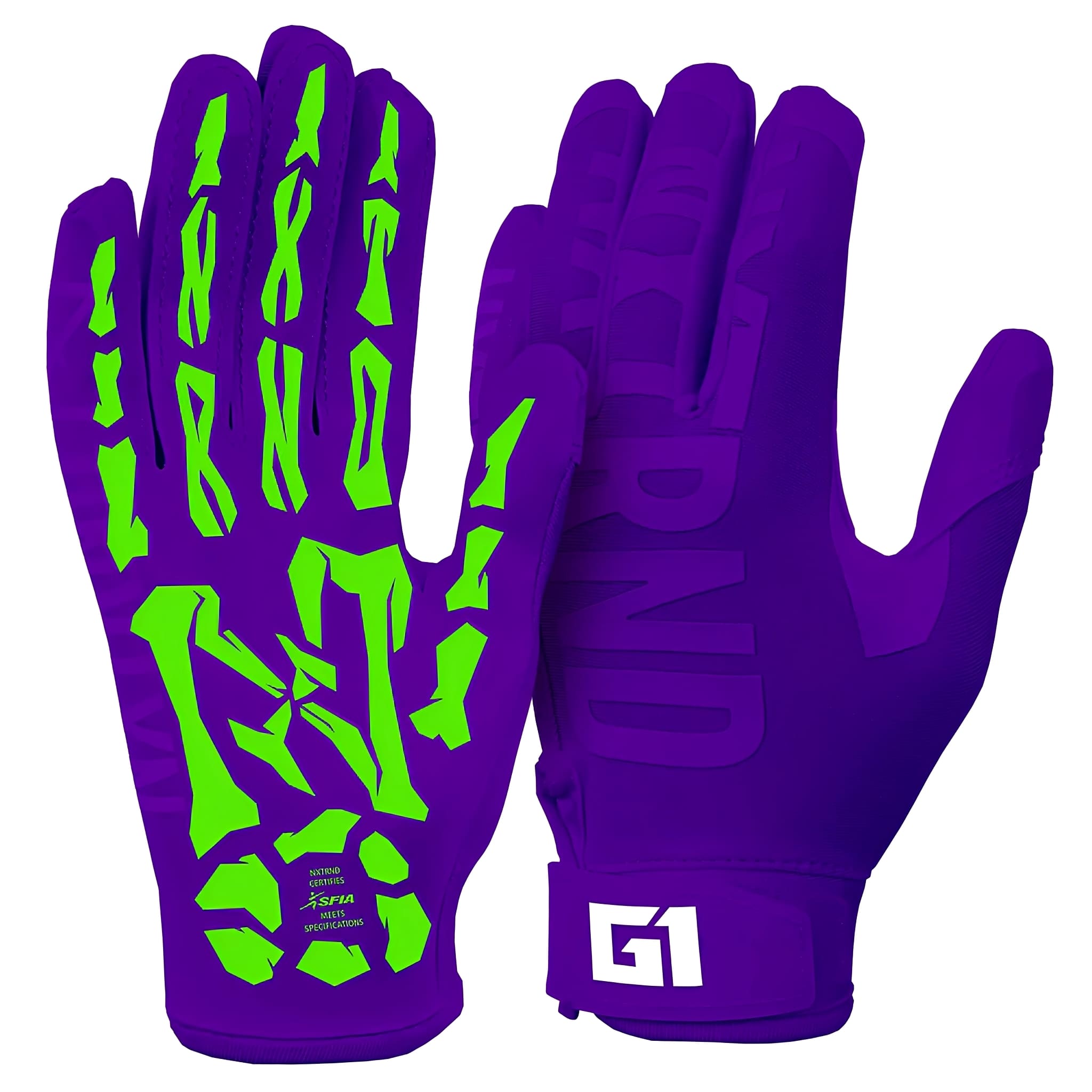 American Football Gloves NXTRND G1® Youth Skeleton