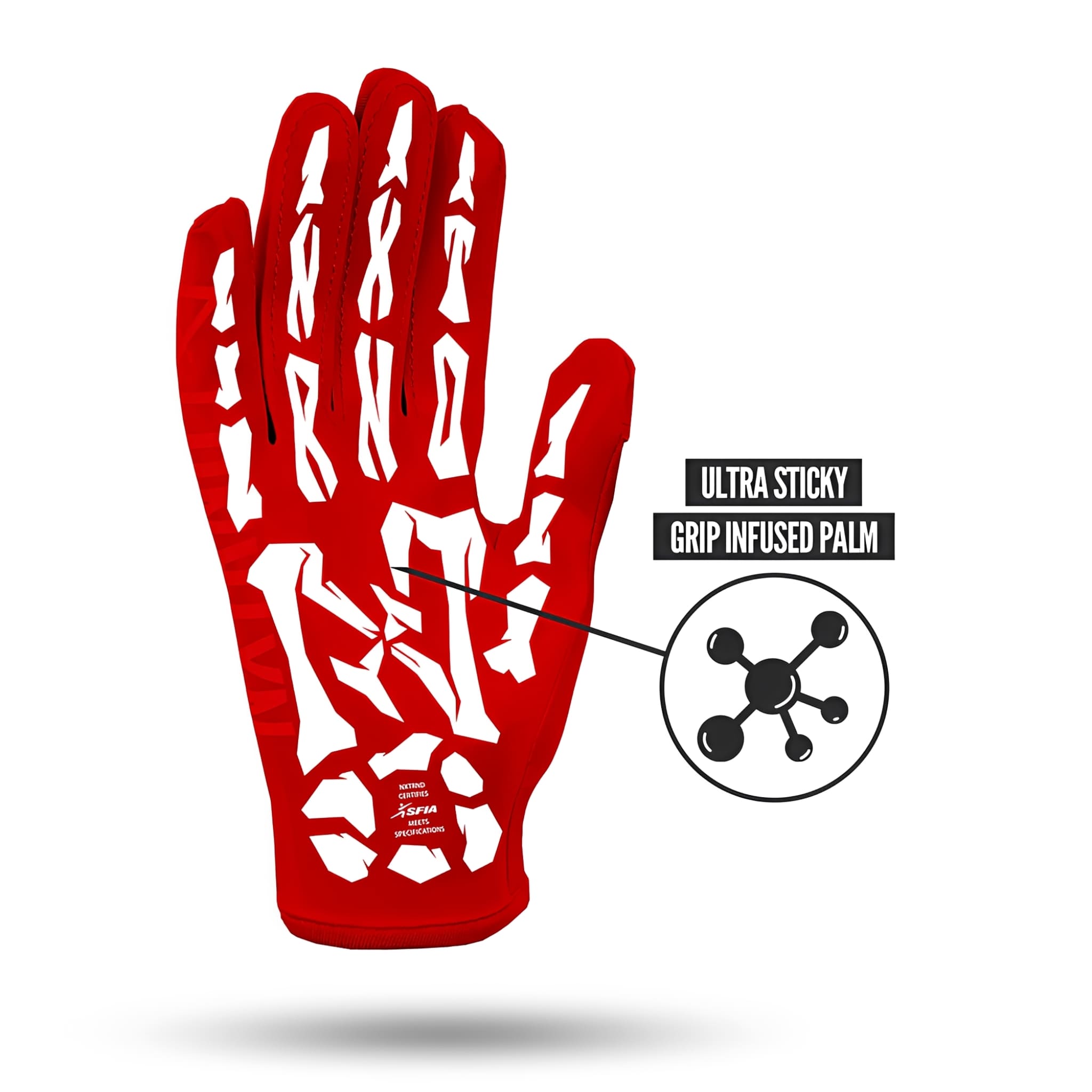 American Football Gloves NXTRND G1® Youth Skeleton