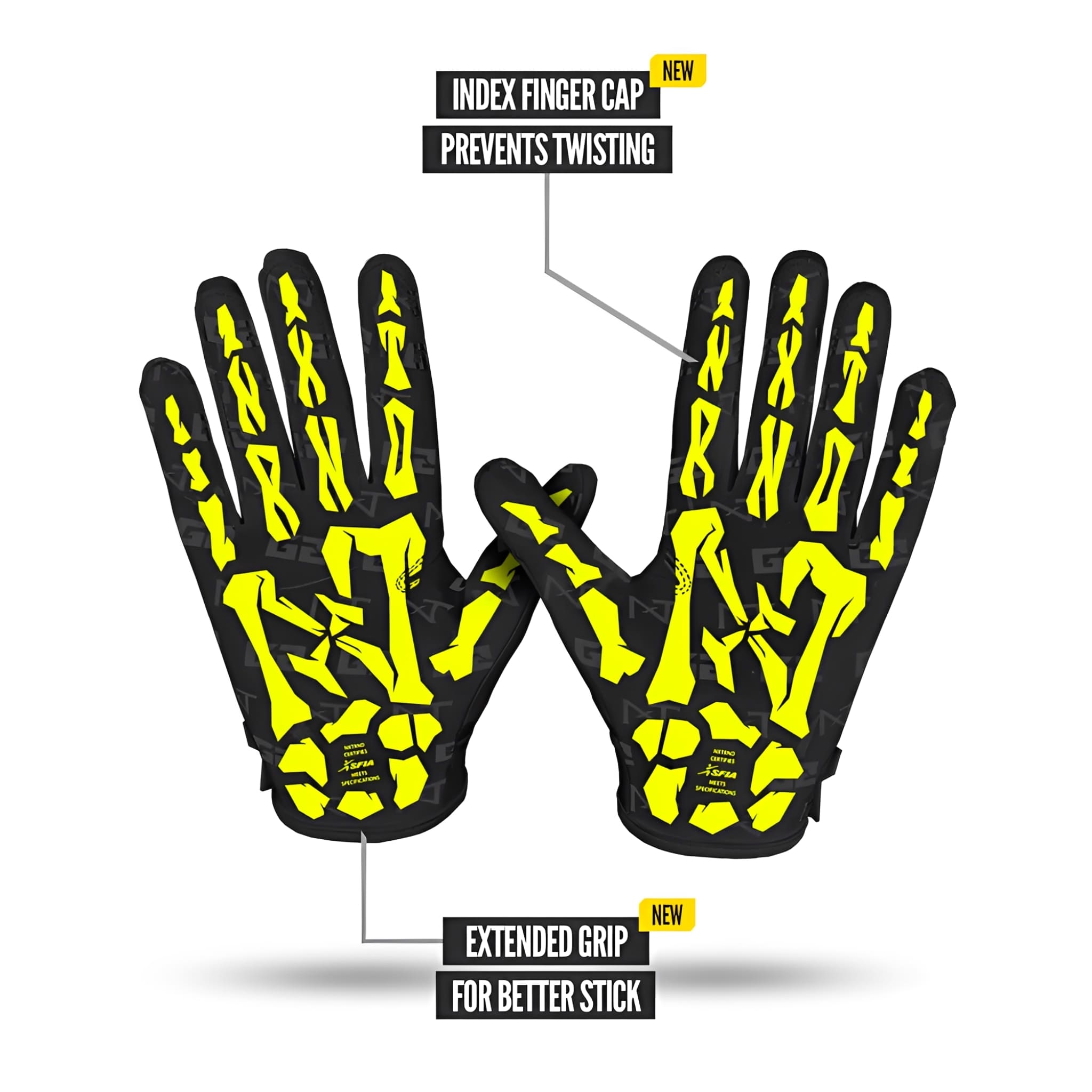 American Football Handschuhe NXTRND G2® PRO SKELETON