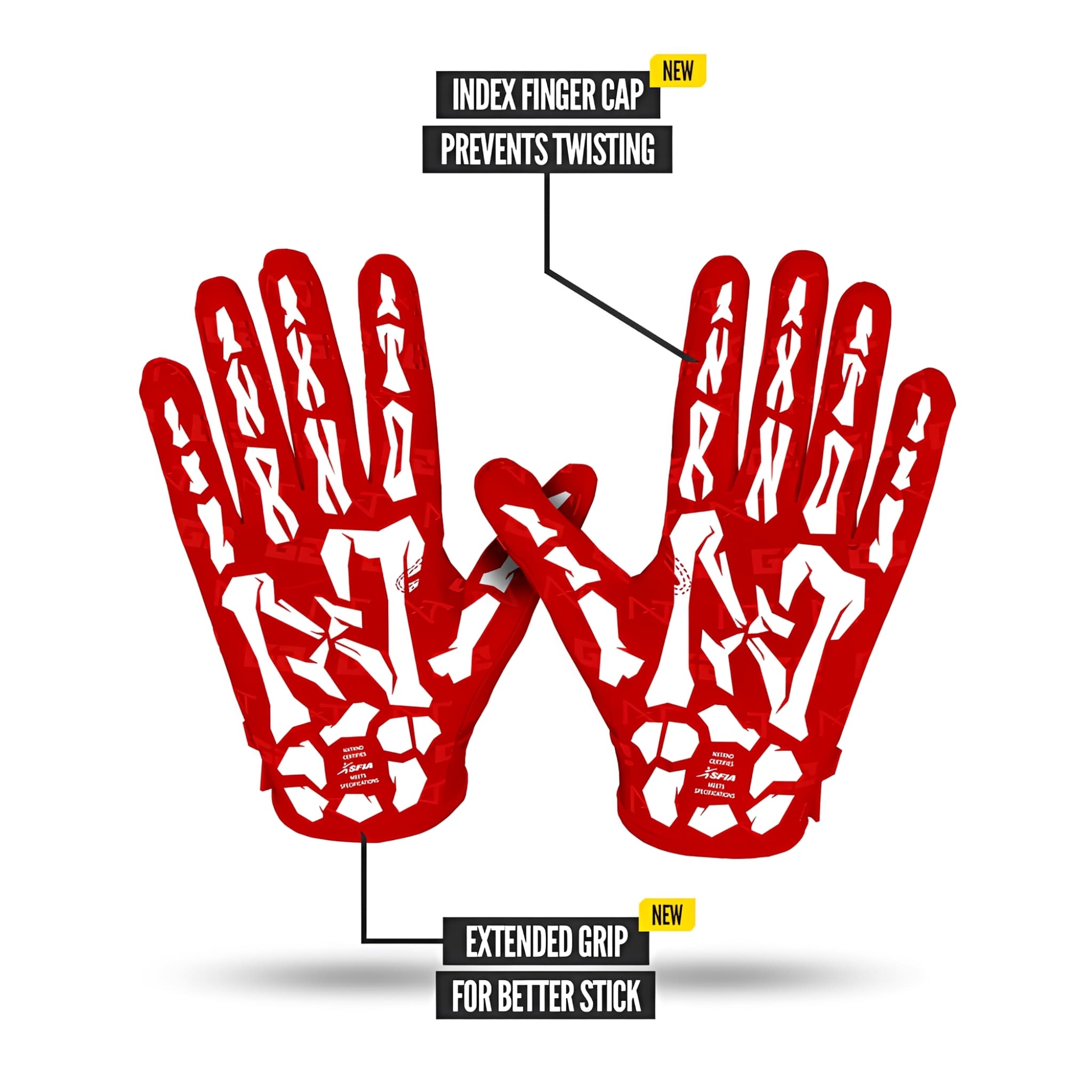 American Football Handschuhe NXTRND G2® PRO SKELETON