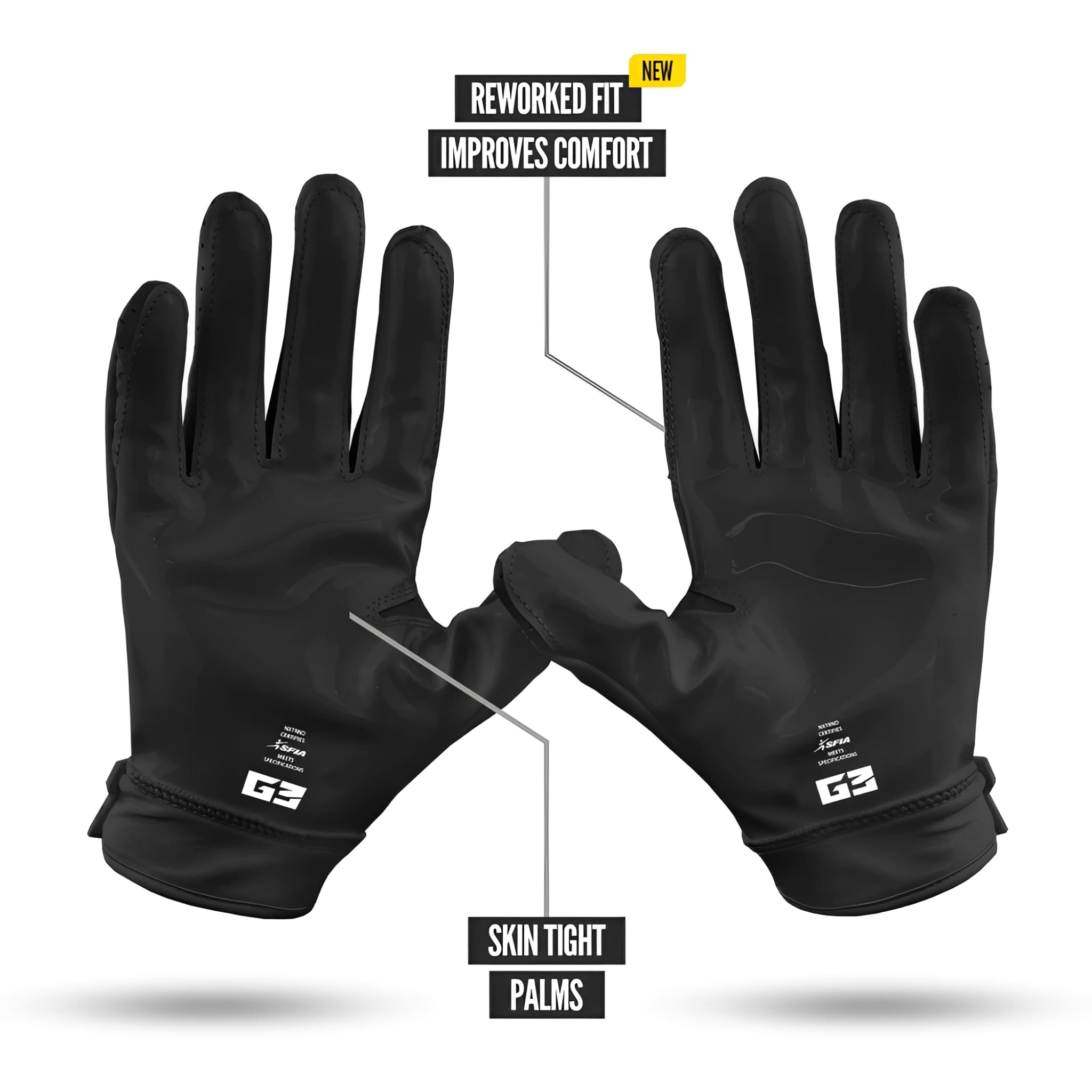 American Football Gloves NXTRND G3® PRO Padded