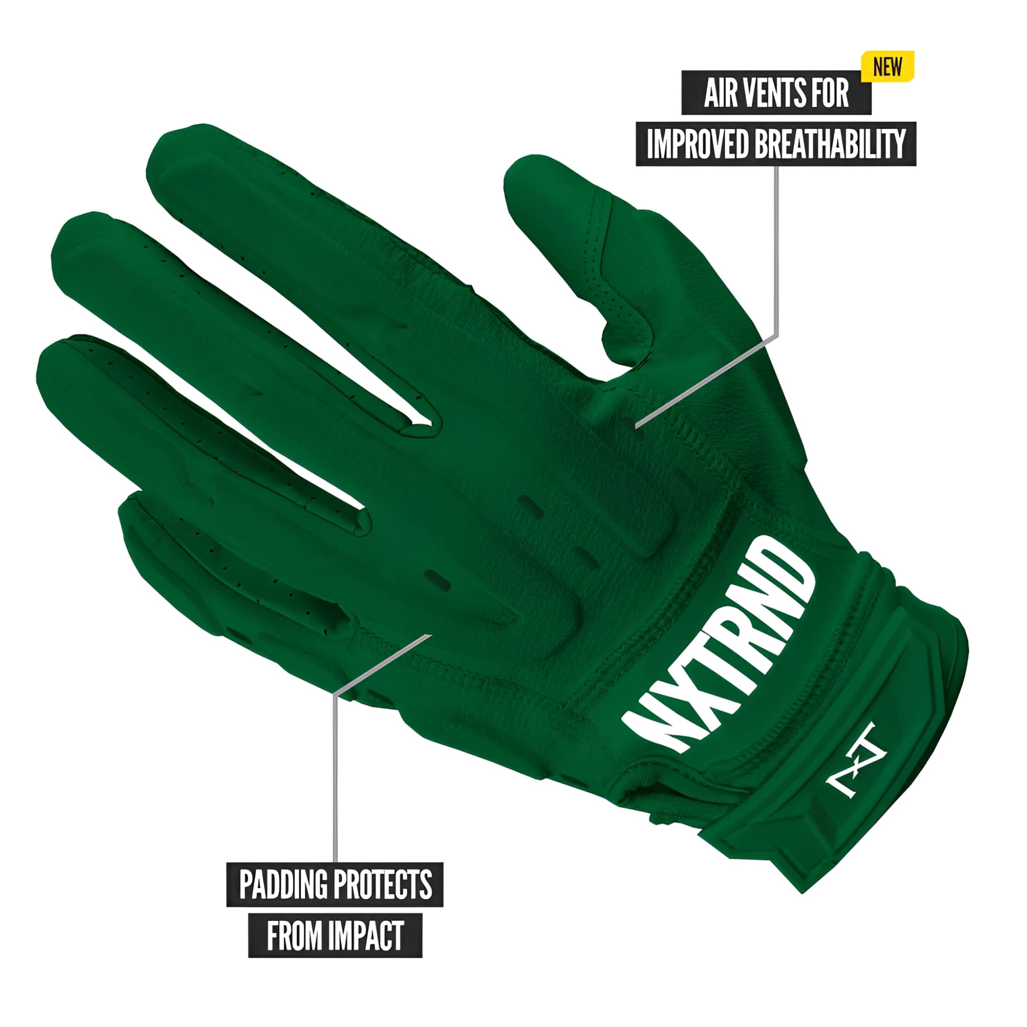 American Football Gloves NXTRND G3® PRO Padded