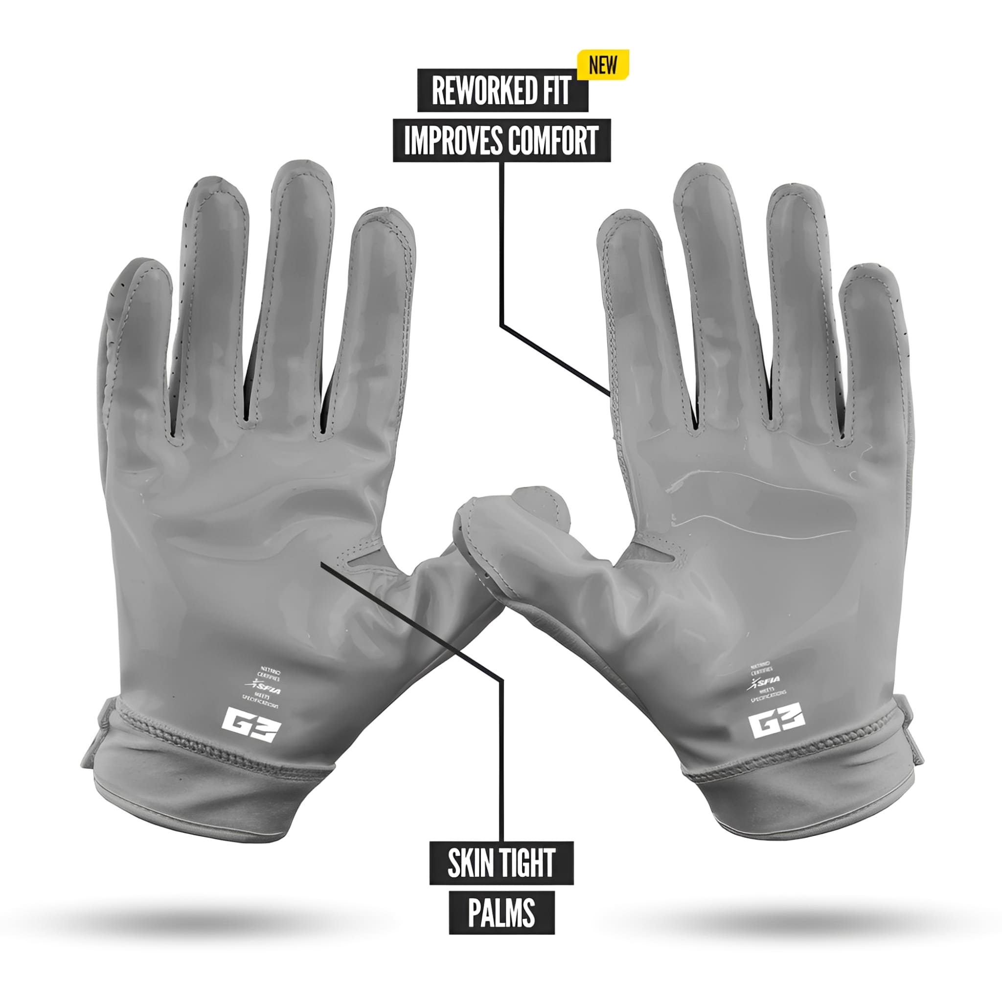 American Football Gloves NXTRND G3® PRO Padded