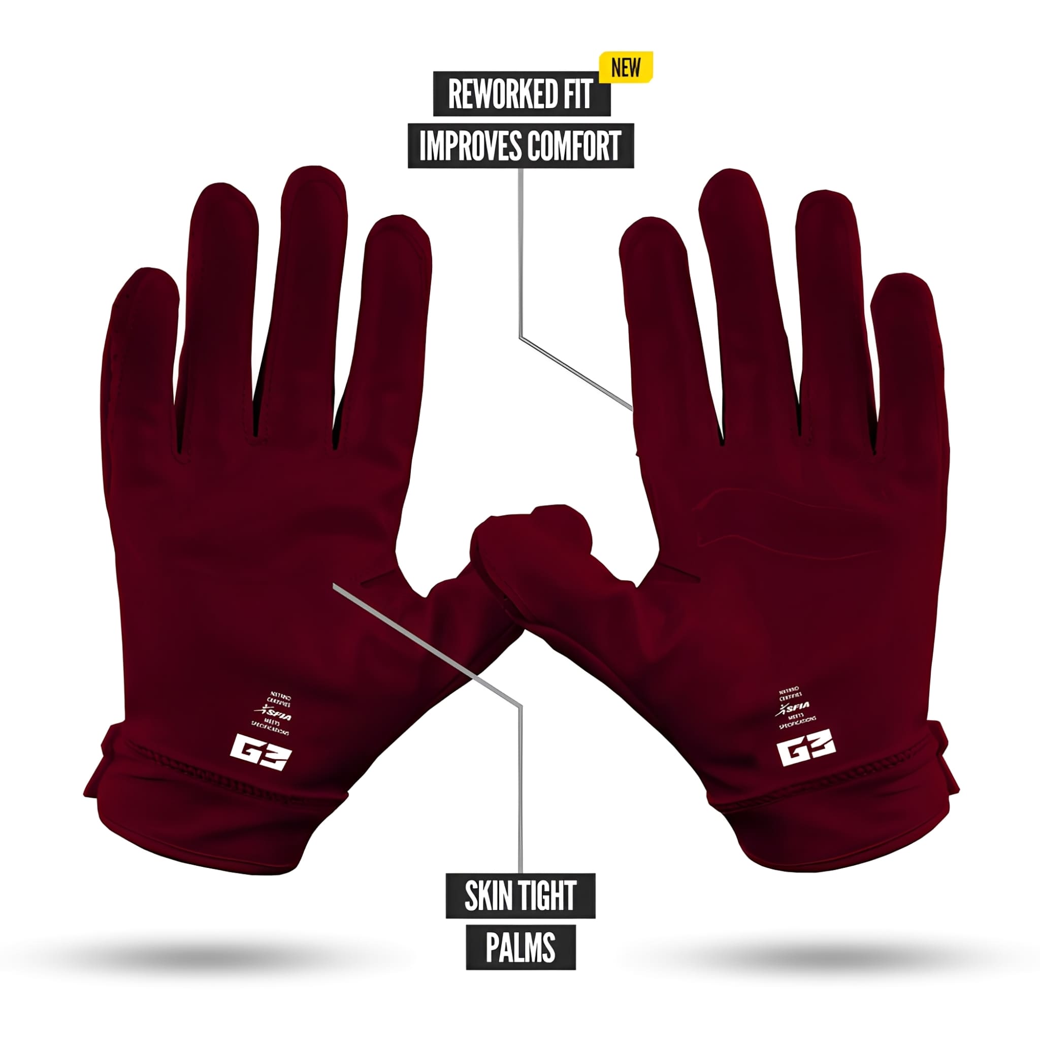 American Football Gloves NXTRND G3® PRO Padded