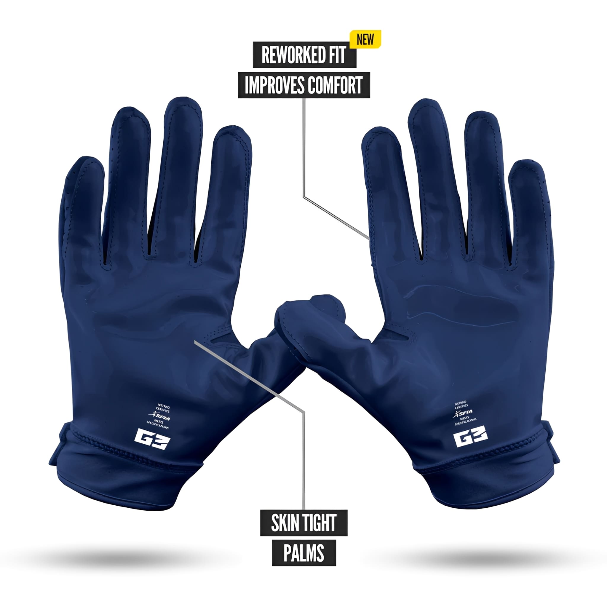 American Football Gloves NXTRND G3® PRO Padded