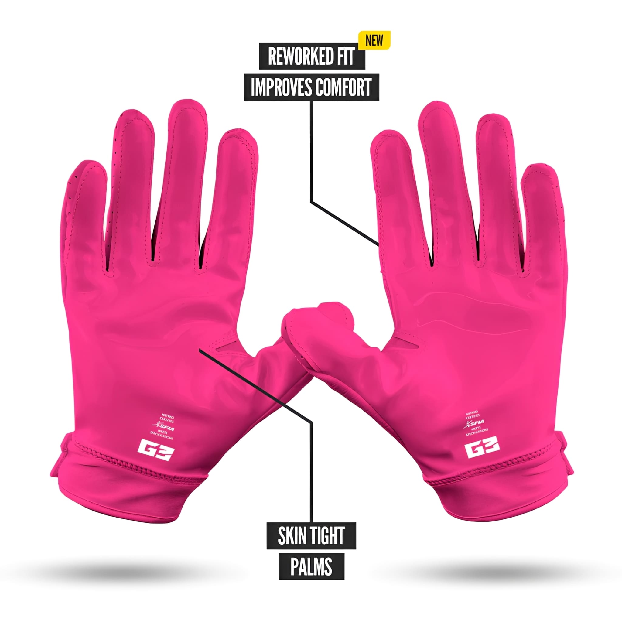 American Football Gloves NXTRND G3® PRO Padded