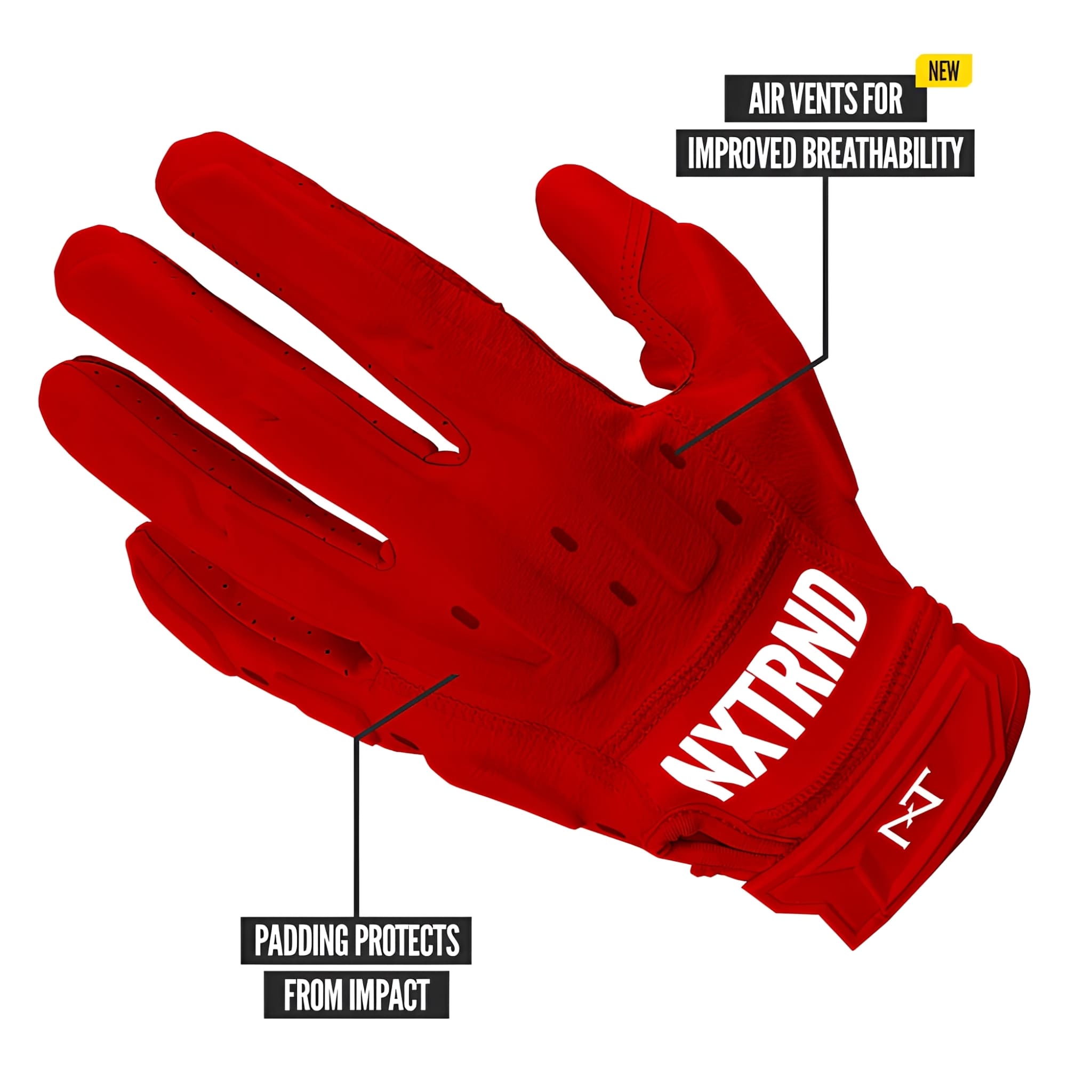 American Football Gloves NXTRND G3® PRO Padded