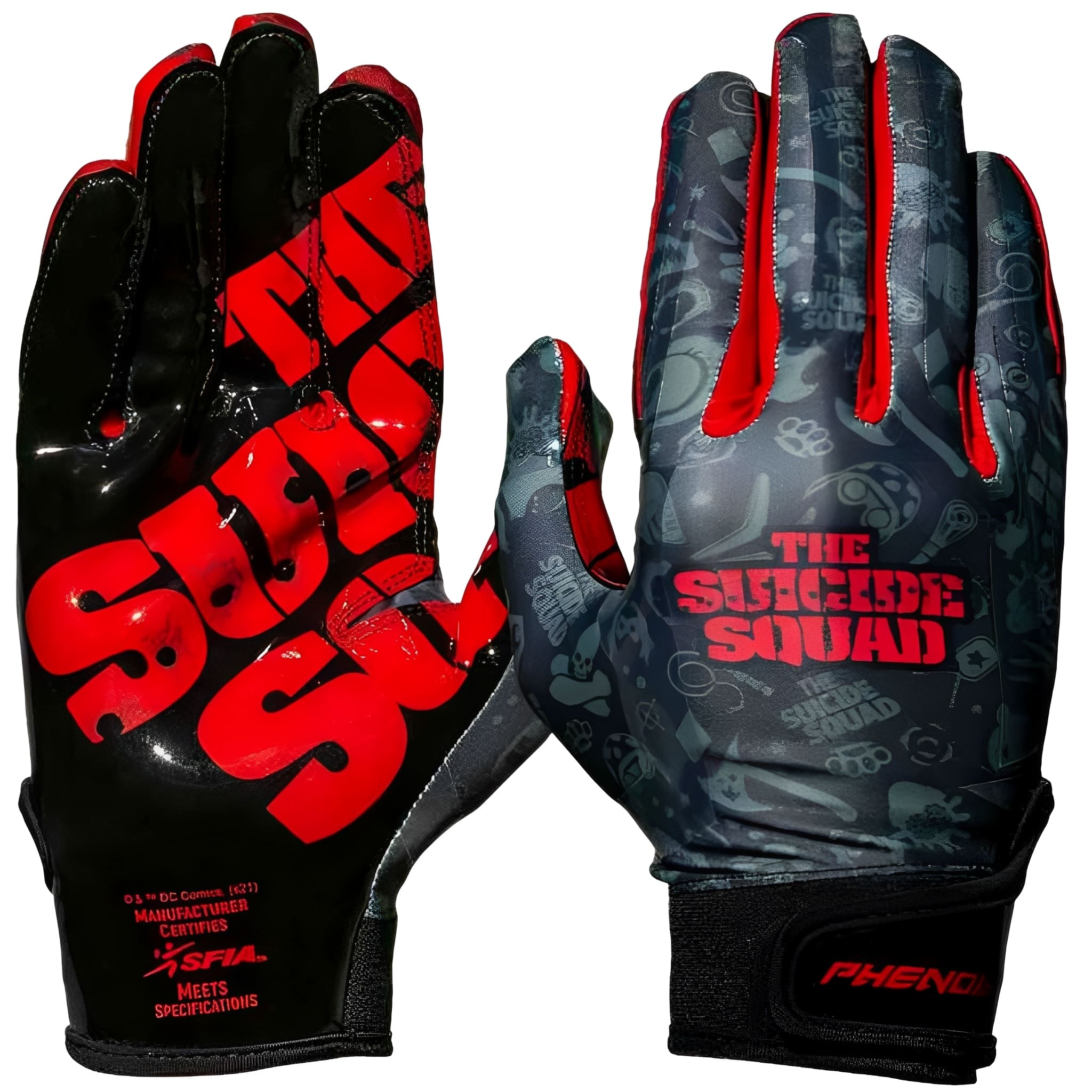 American Football Gloves Phenom Elite VPS1 Suicide Squad