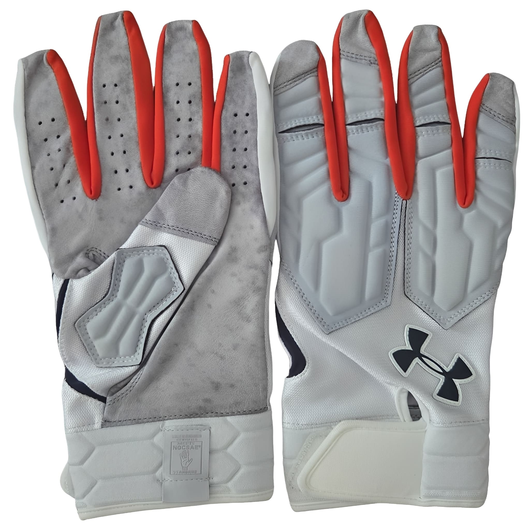 Luvas de futebol americano Under Armour Team Combat III FF Leather