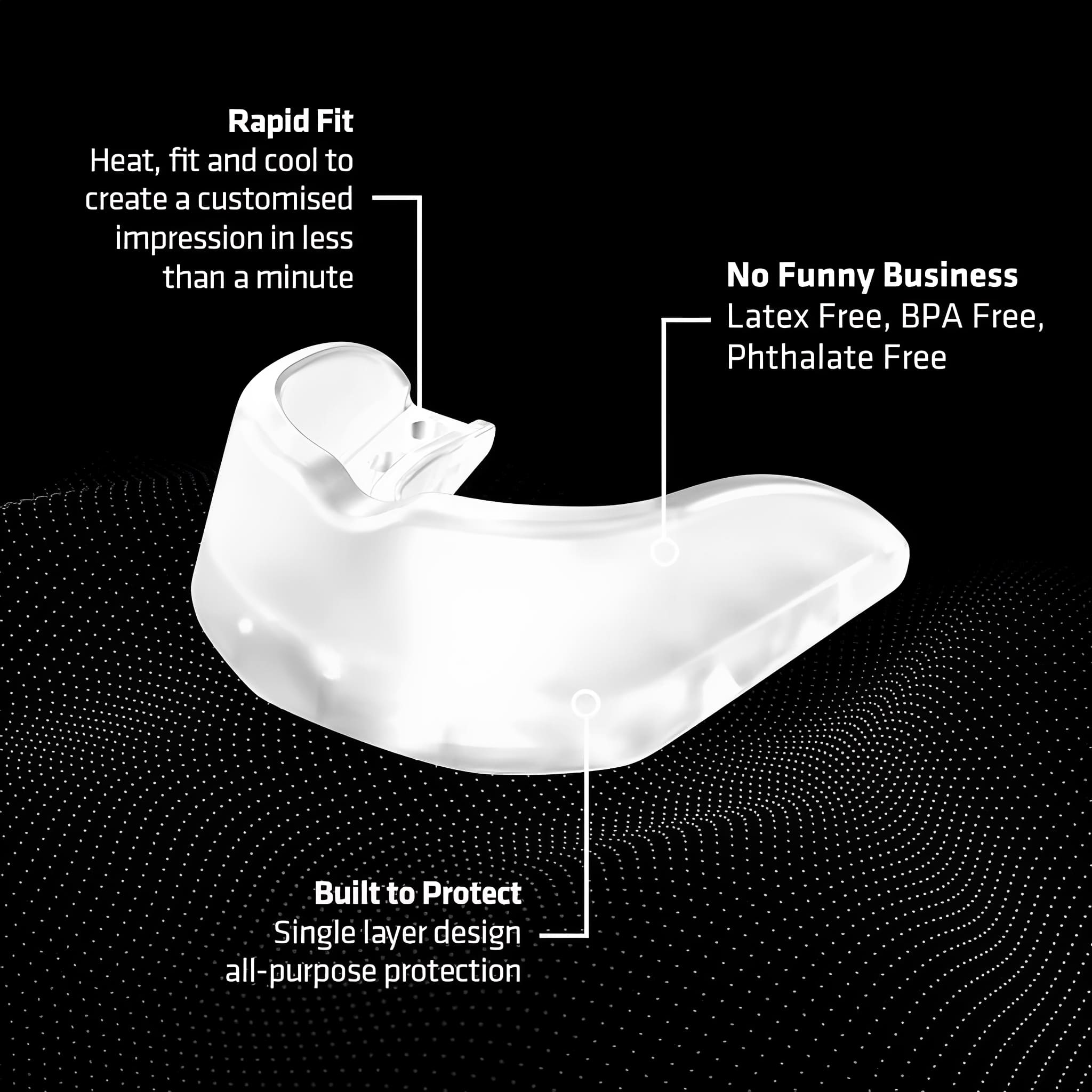 American Football Mouthguard Shock Doctor EZ GUARD 1.0