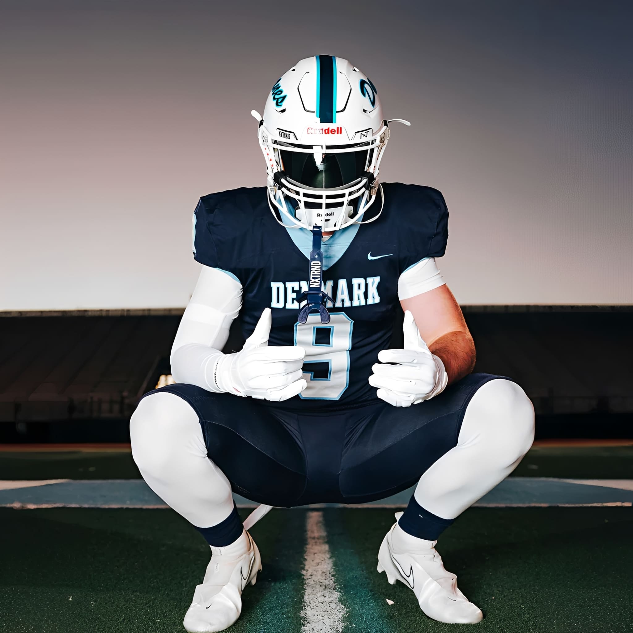 American Football NXTRND Performance crewsokker (3 par)