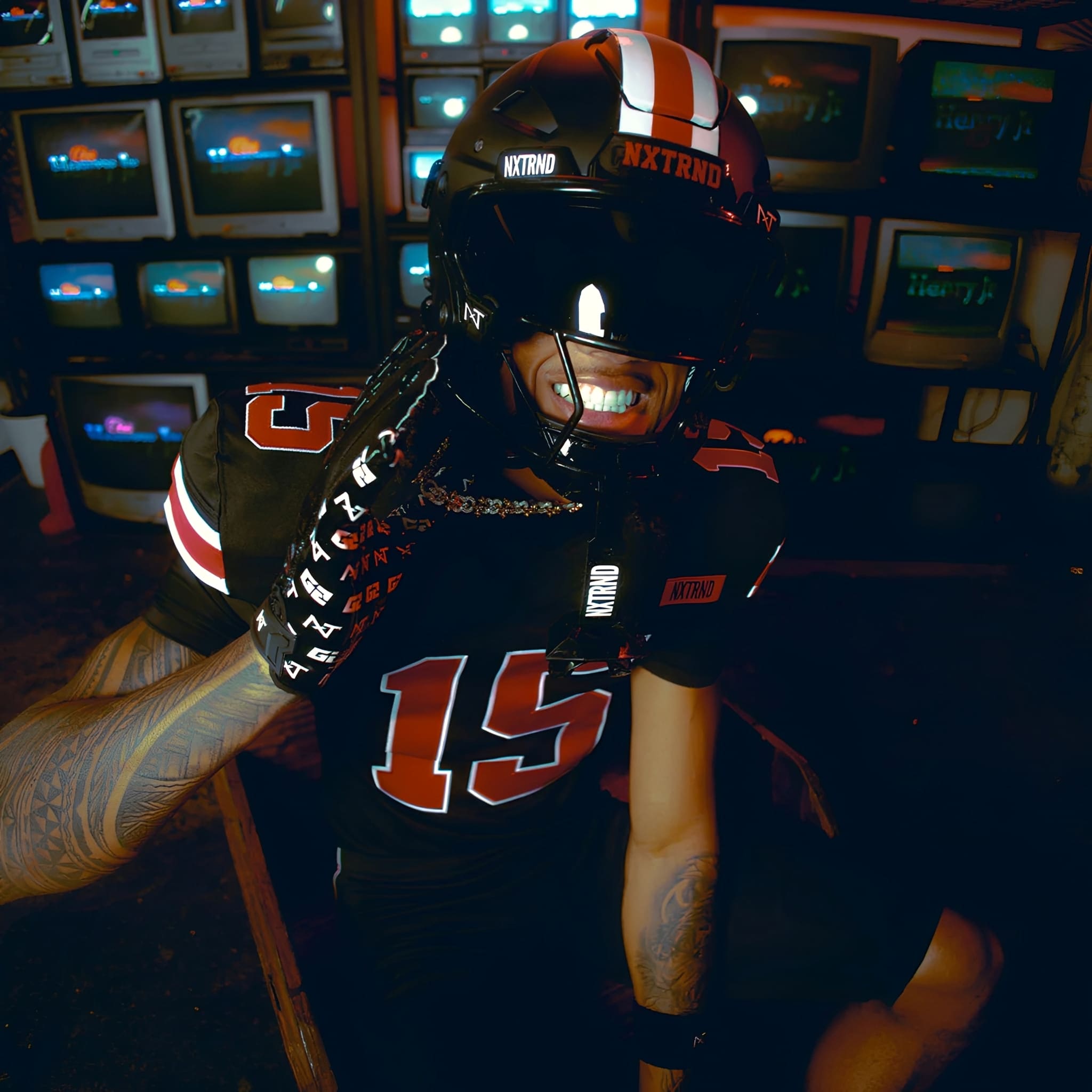 American Football Visor NXTRND VZX for Riddell Axiom