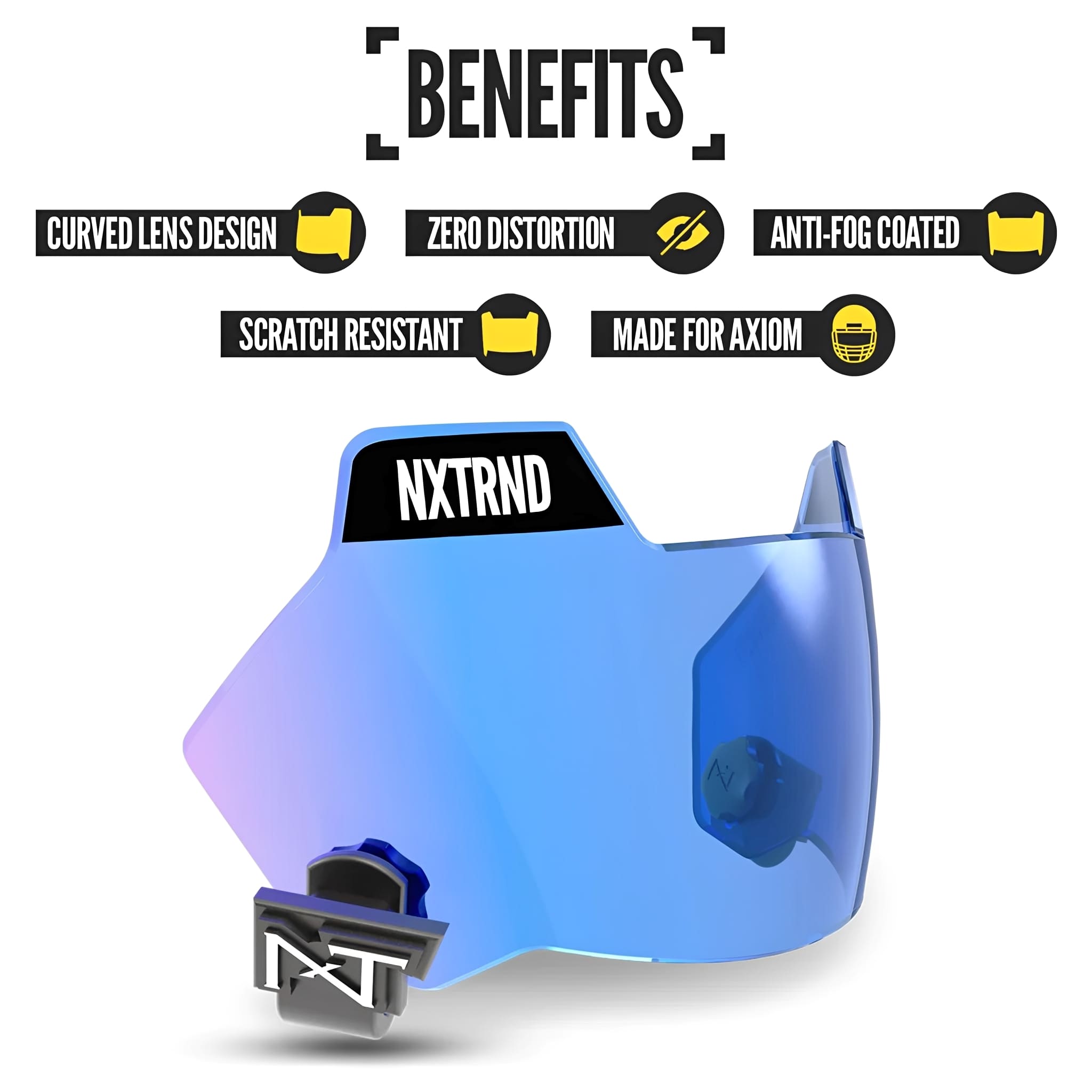 American Football Visor NXTRND VZX for Riddell Axiom