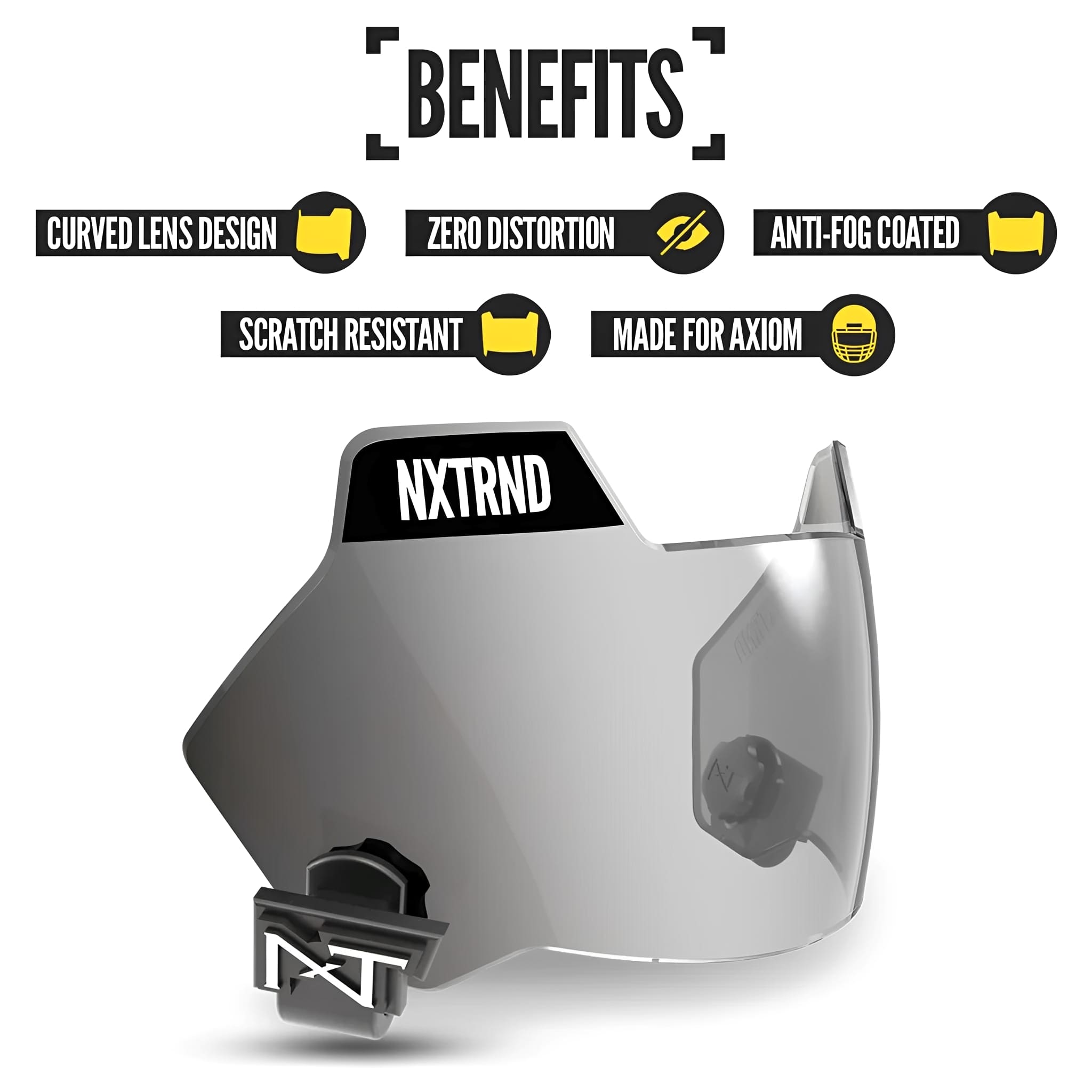 American Football Visor NXTRND VZX for Riddell Axiom